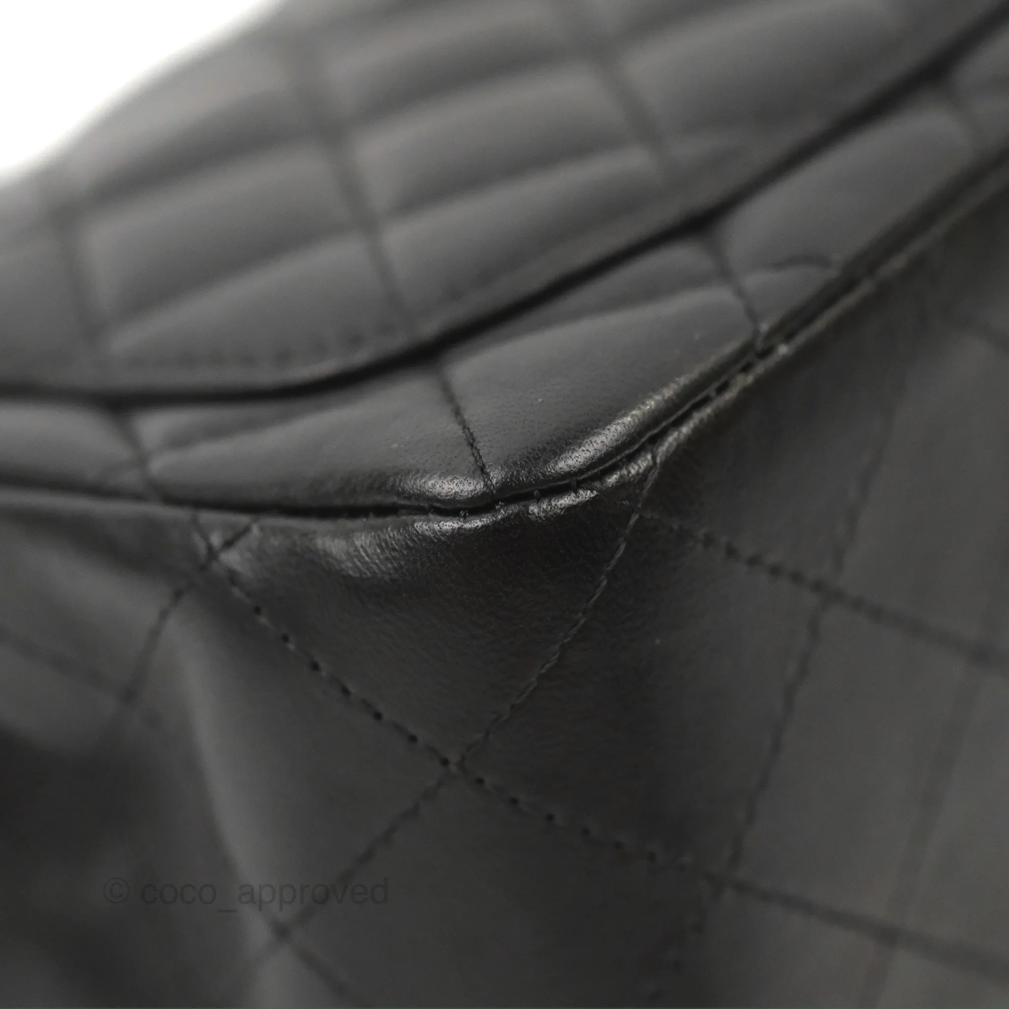 Chanel Mini Square Black Lambskin Gold Hardware