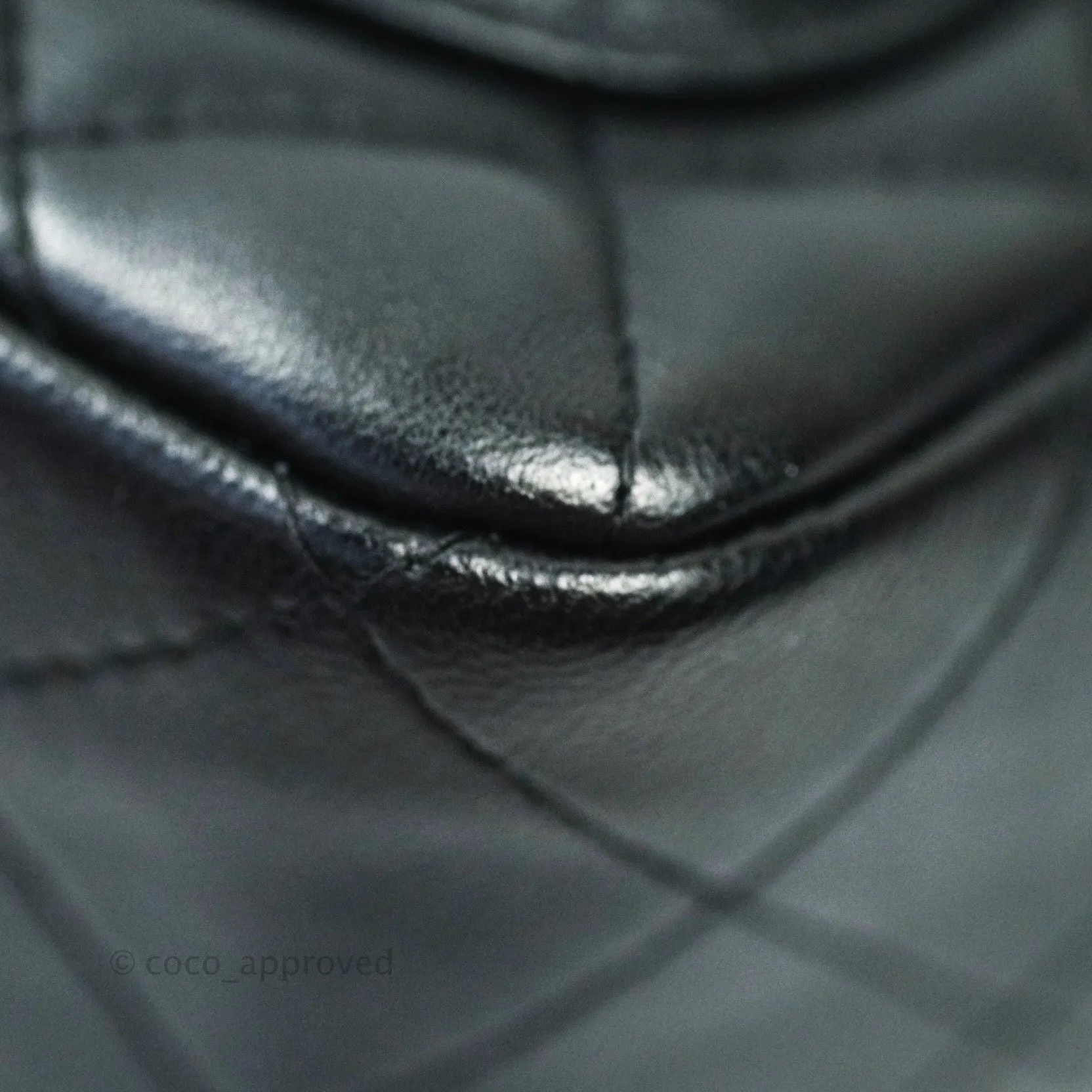 Chanel Mini Square Black Lambskin Gold Hardware