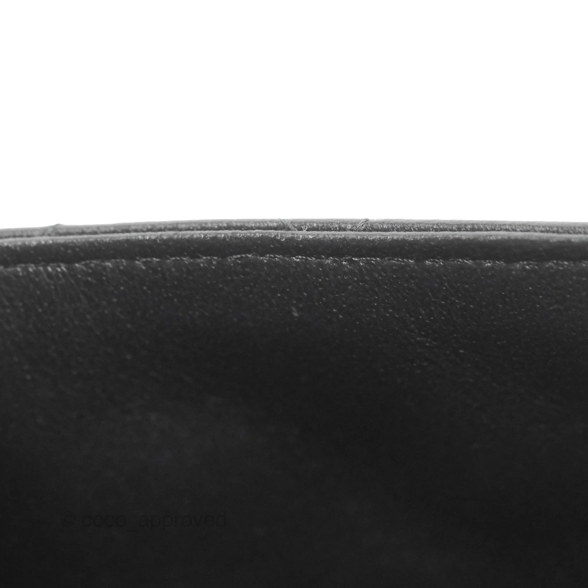 Chanel Mini Square Black Lambskin Gold Hardware