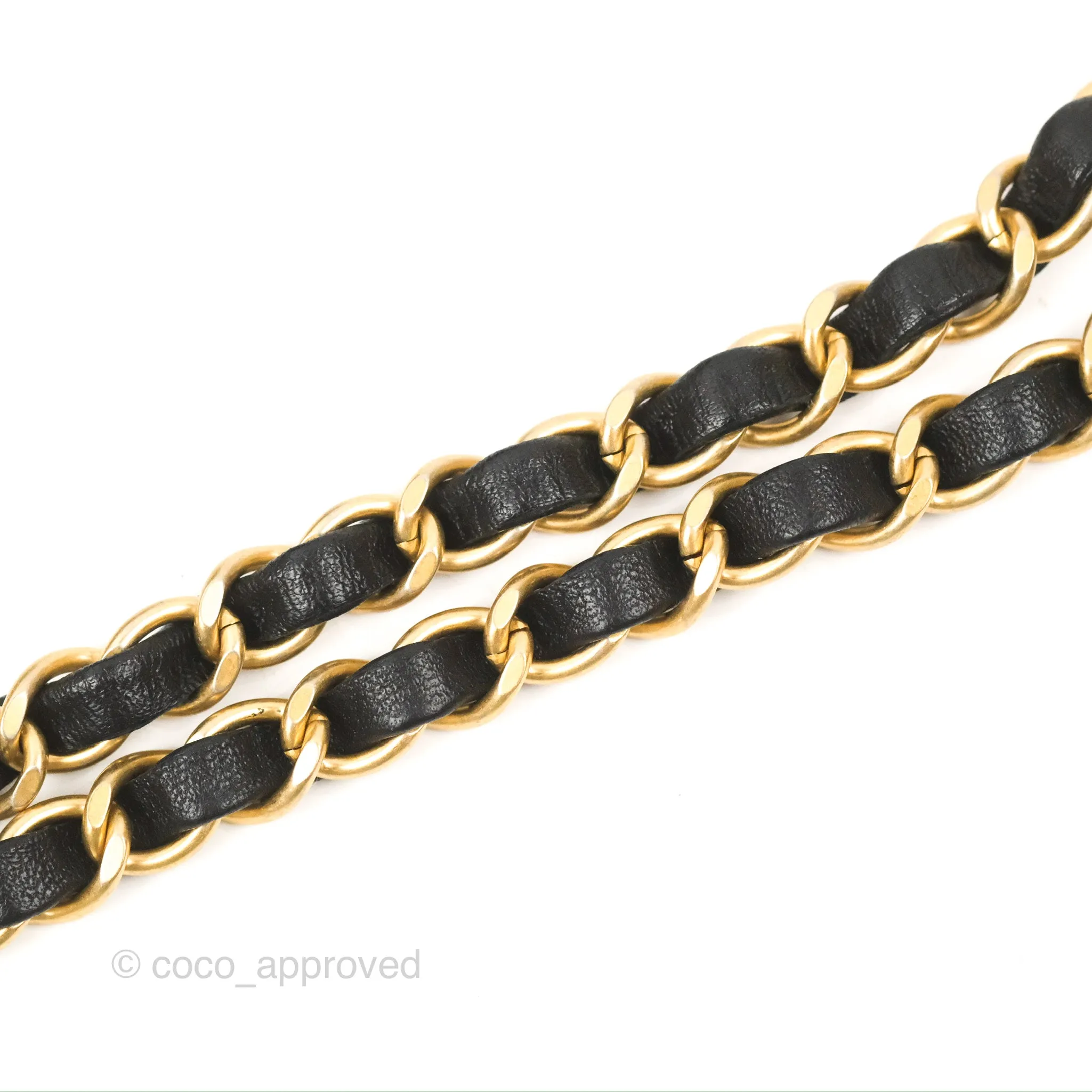 Chanel Mini Square Black Lambskin Gold Hardware