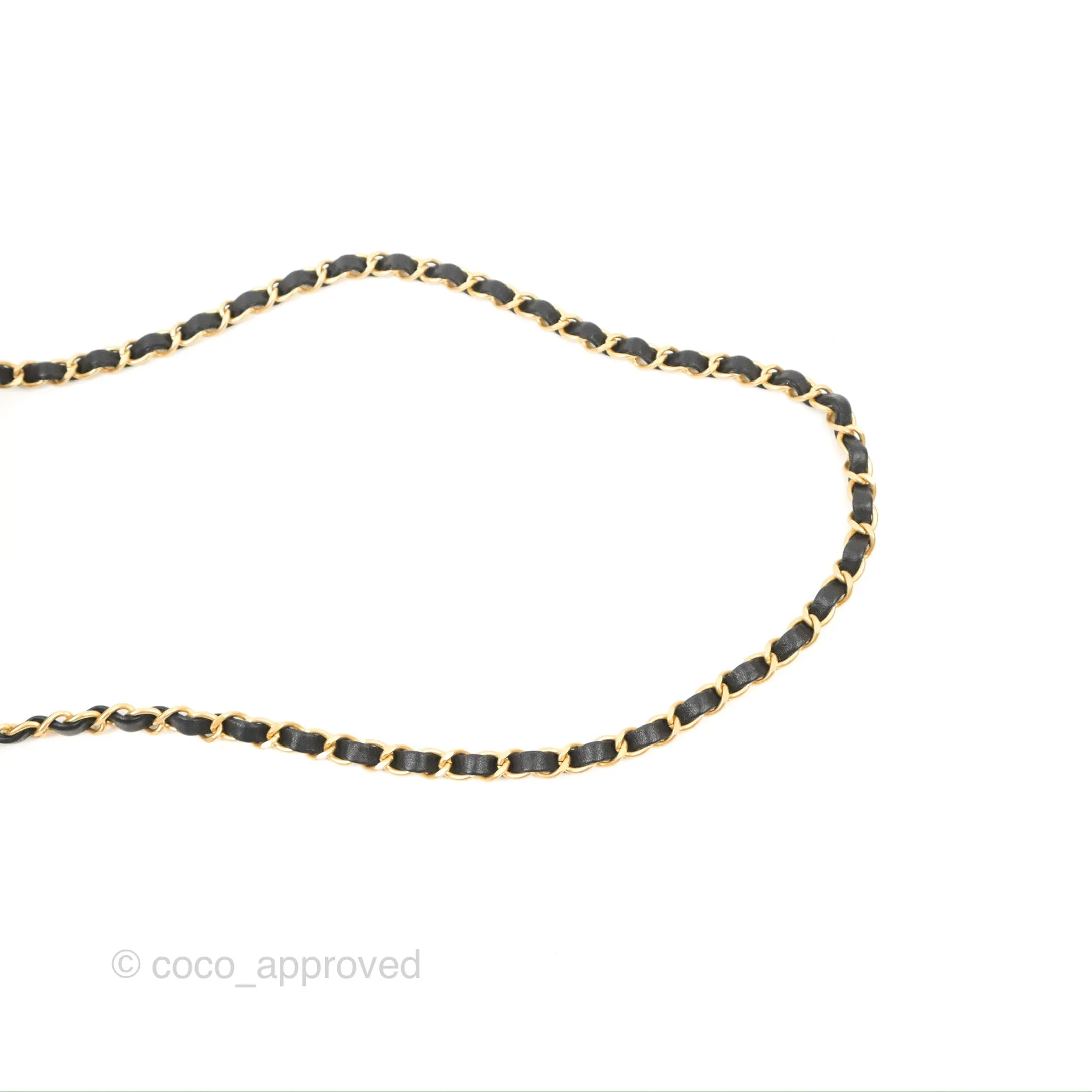 Chanel Mini Square Black Lambskin Gold Hardware