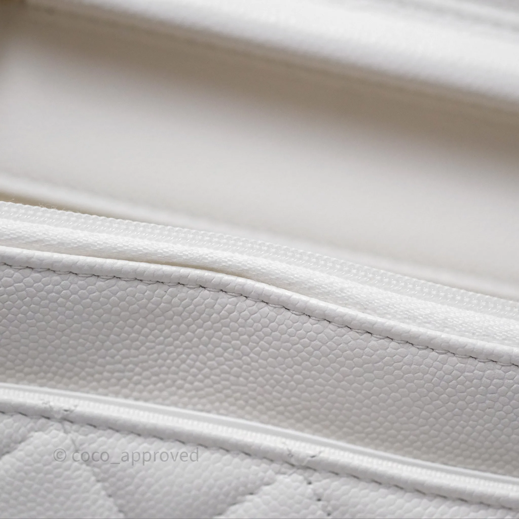 Chanel Mini Square Pearl Crush Quilted Grey Lambskin Aged Gold Hardware