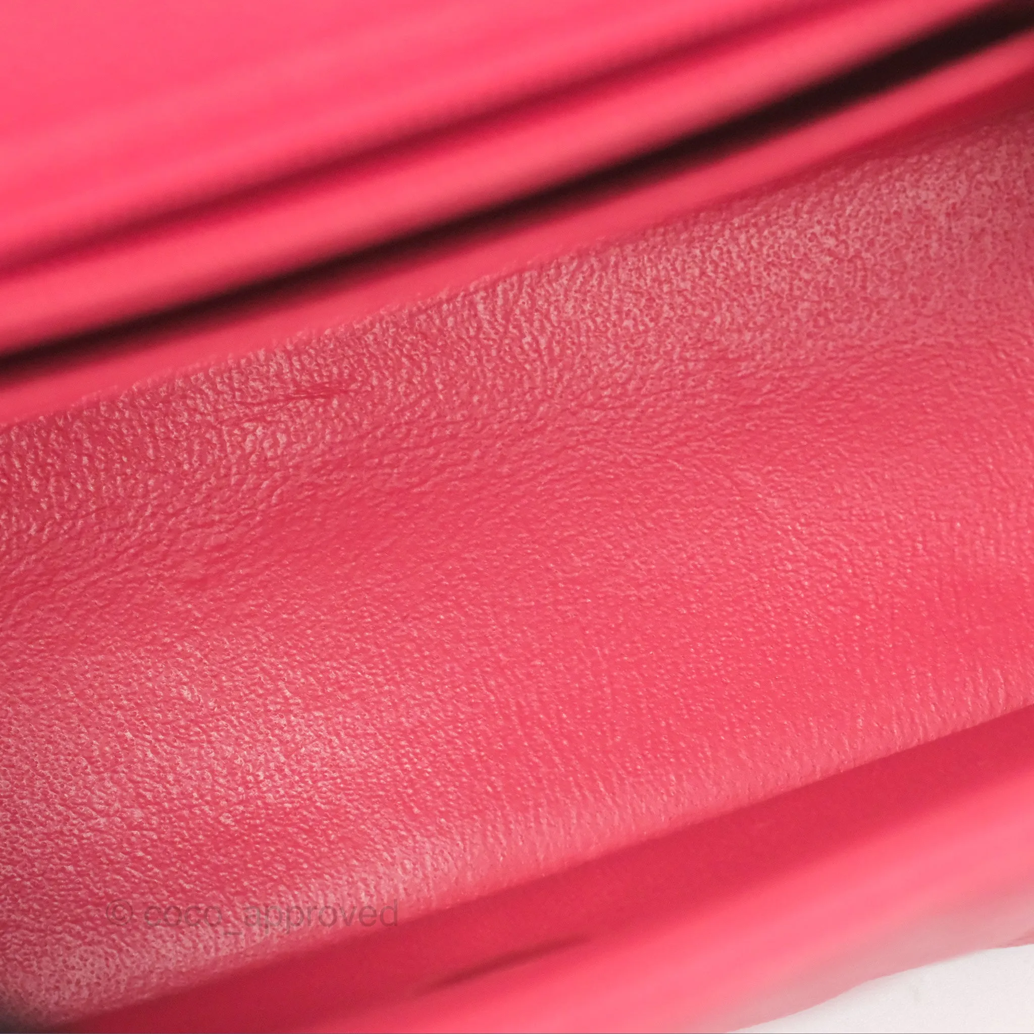 Chanel Mini Square Pink Caviar Gold Hardware 17C