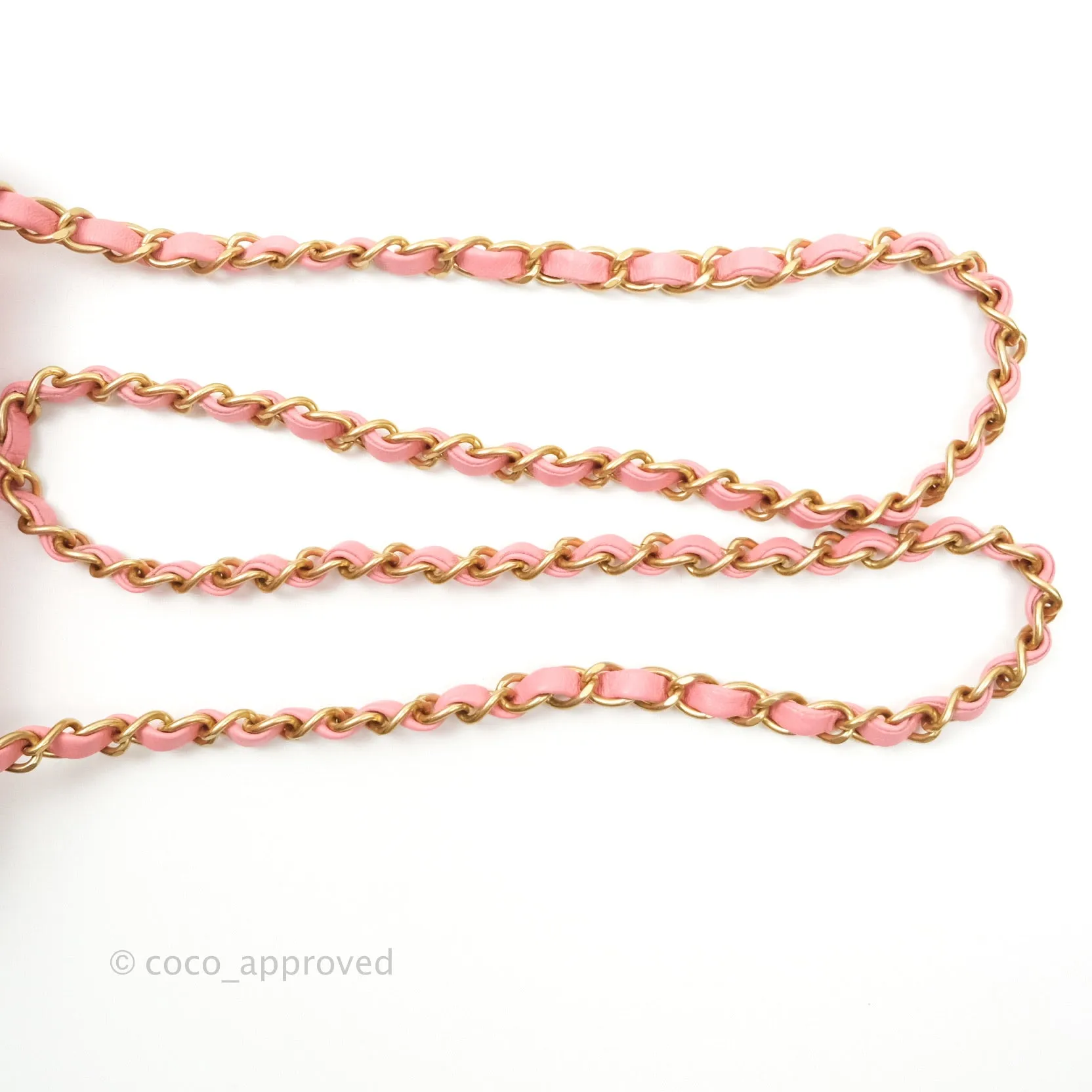 Chanel Mini Square Pink Lambskin Gold Hardware