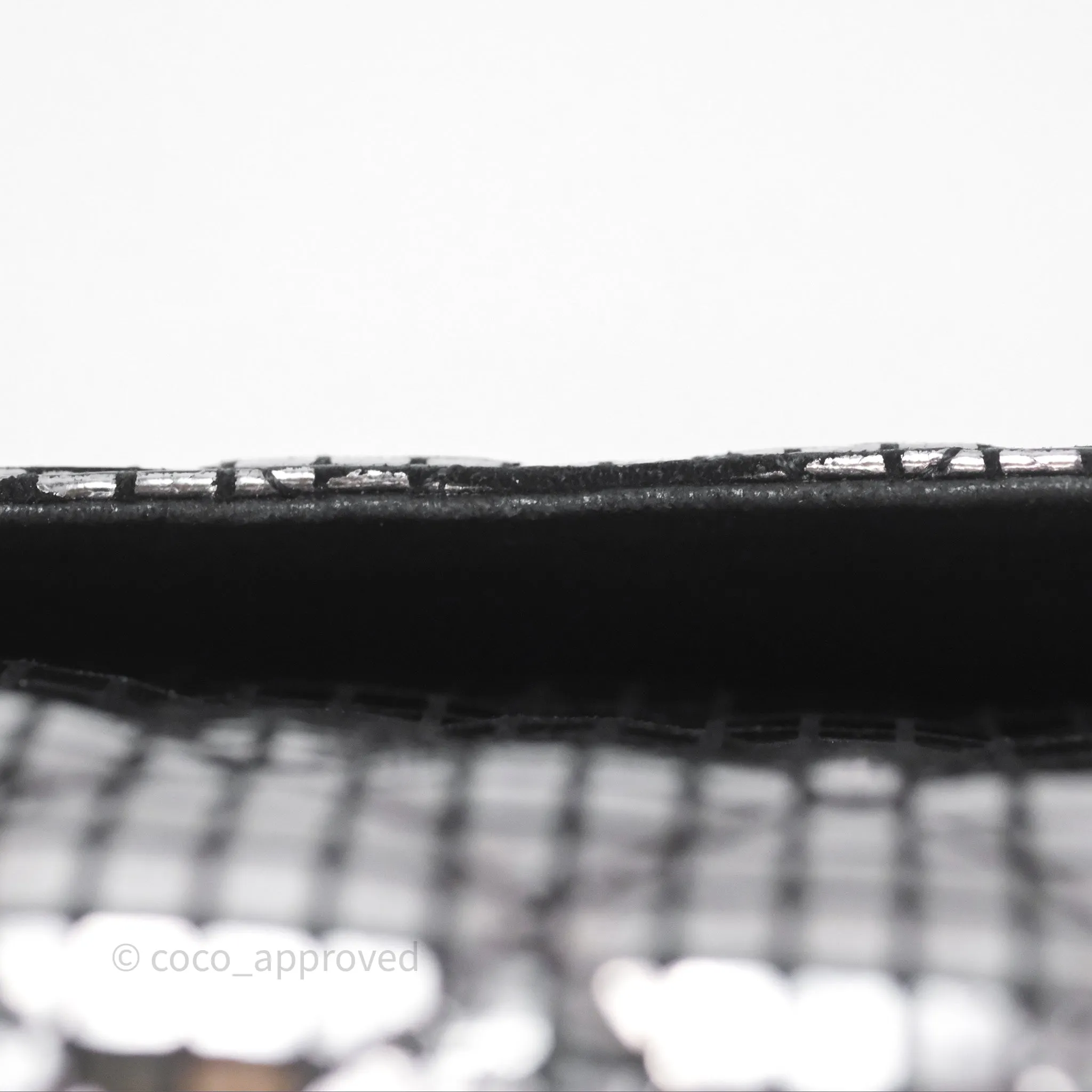 Chanel Mirror Reissue 2.55 Quilted Silver Suede Calfskin Gun Metal Hardware