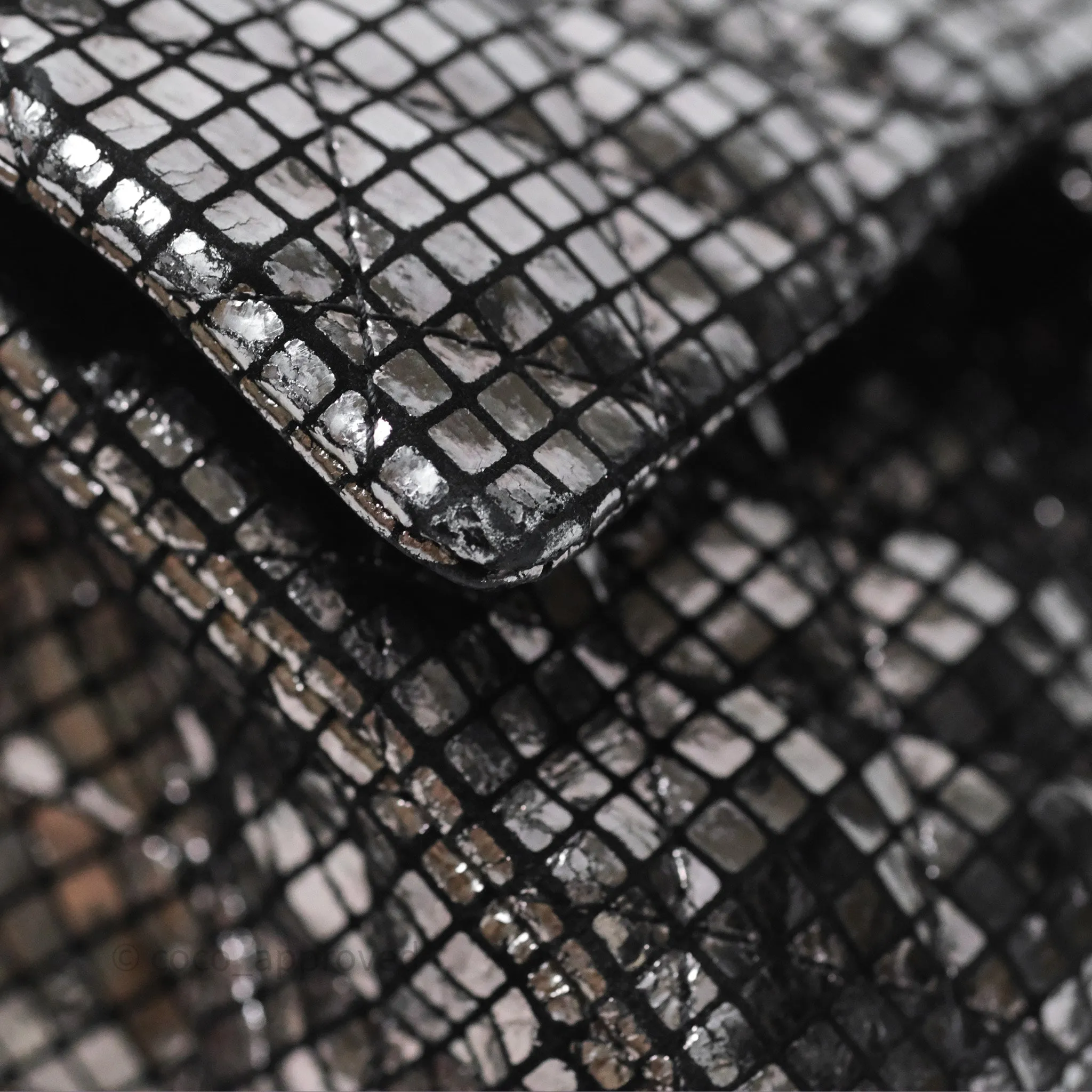 Chanel Mirror Reissue 2.55 Quilted Silver Suede Calfskin Gun Metal Hardware