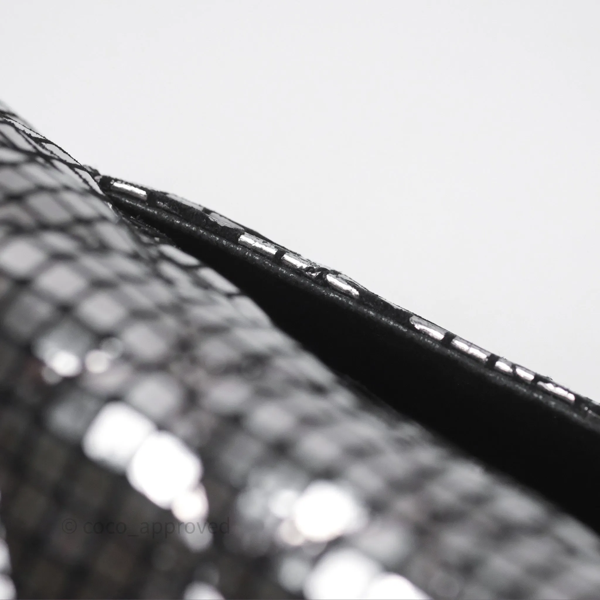 Chanel Mirror Reissue 2.55 Quilted Silver Suede Calfskin Gun Metal Hardware