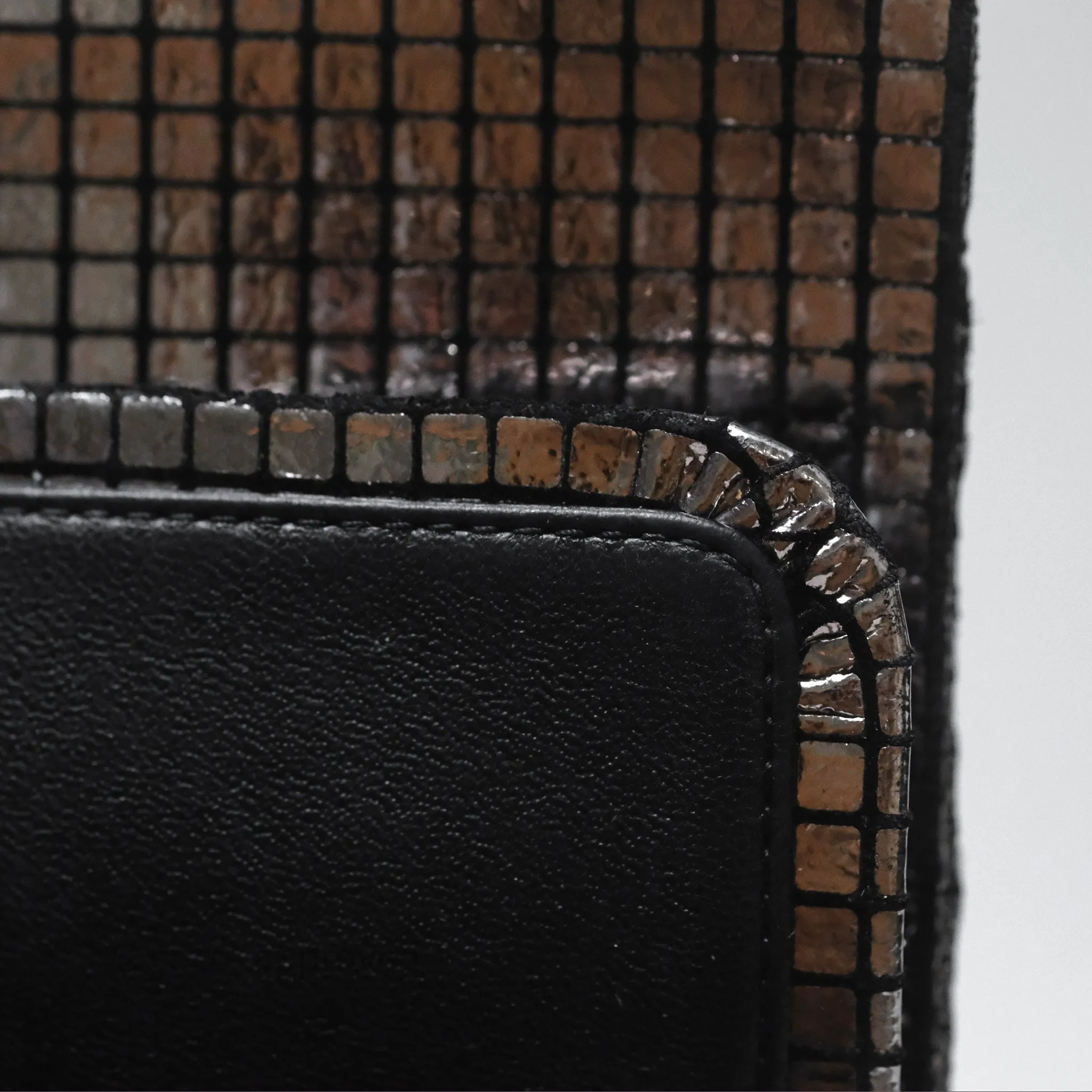 Chanel Mirror Reissue 2.55 Quilted Silver Suede Calfskin Gun Metal Hardware