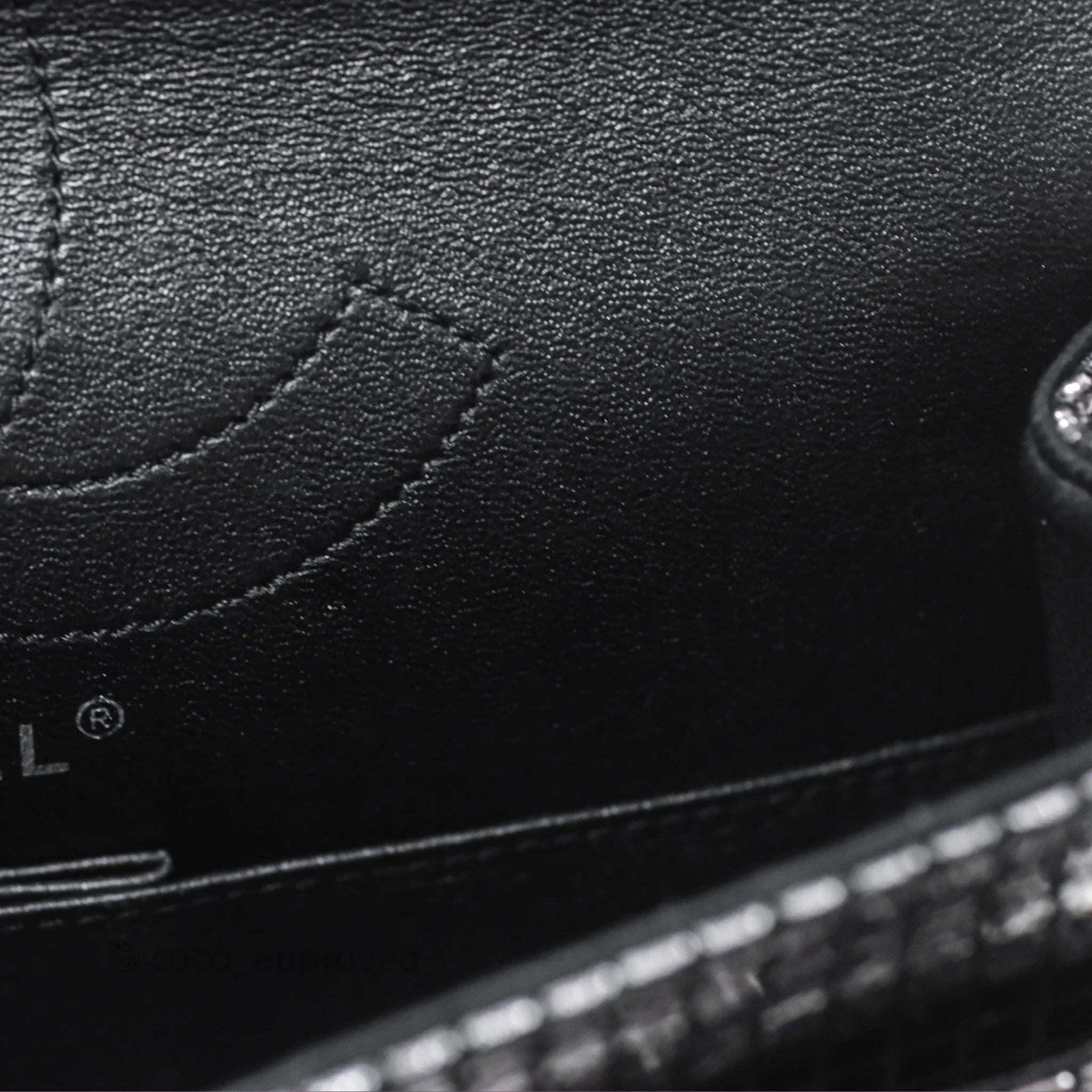 Chanel Mirror Reissue 2.55 Quilted Silver Suede Calfskin Gun Metal Hardware