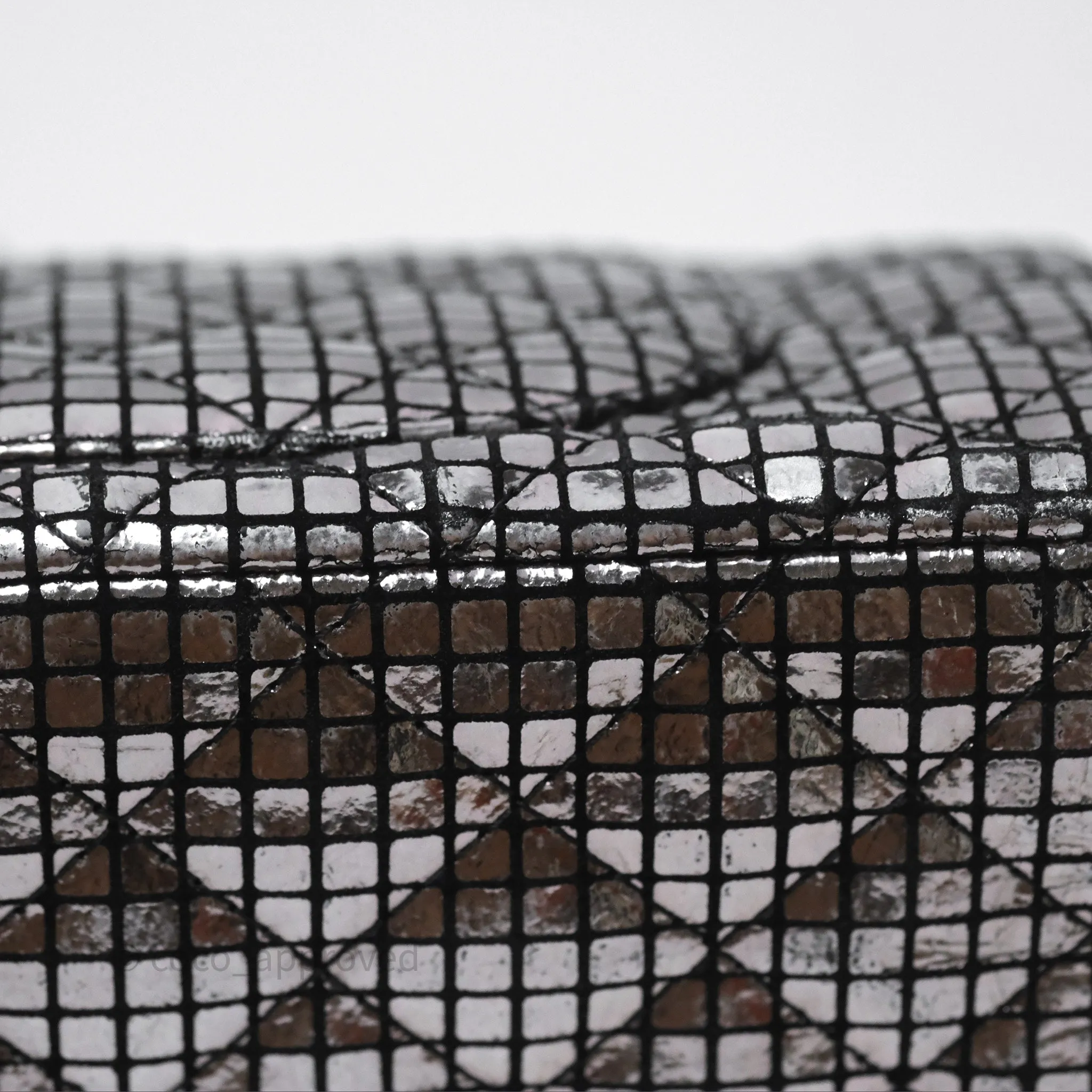 Chanel Mirror Reissue 2.55 Quilted Silver Suede Calfskin Gun Metal Hardware