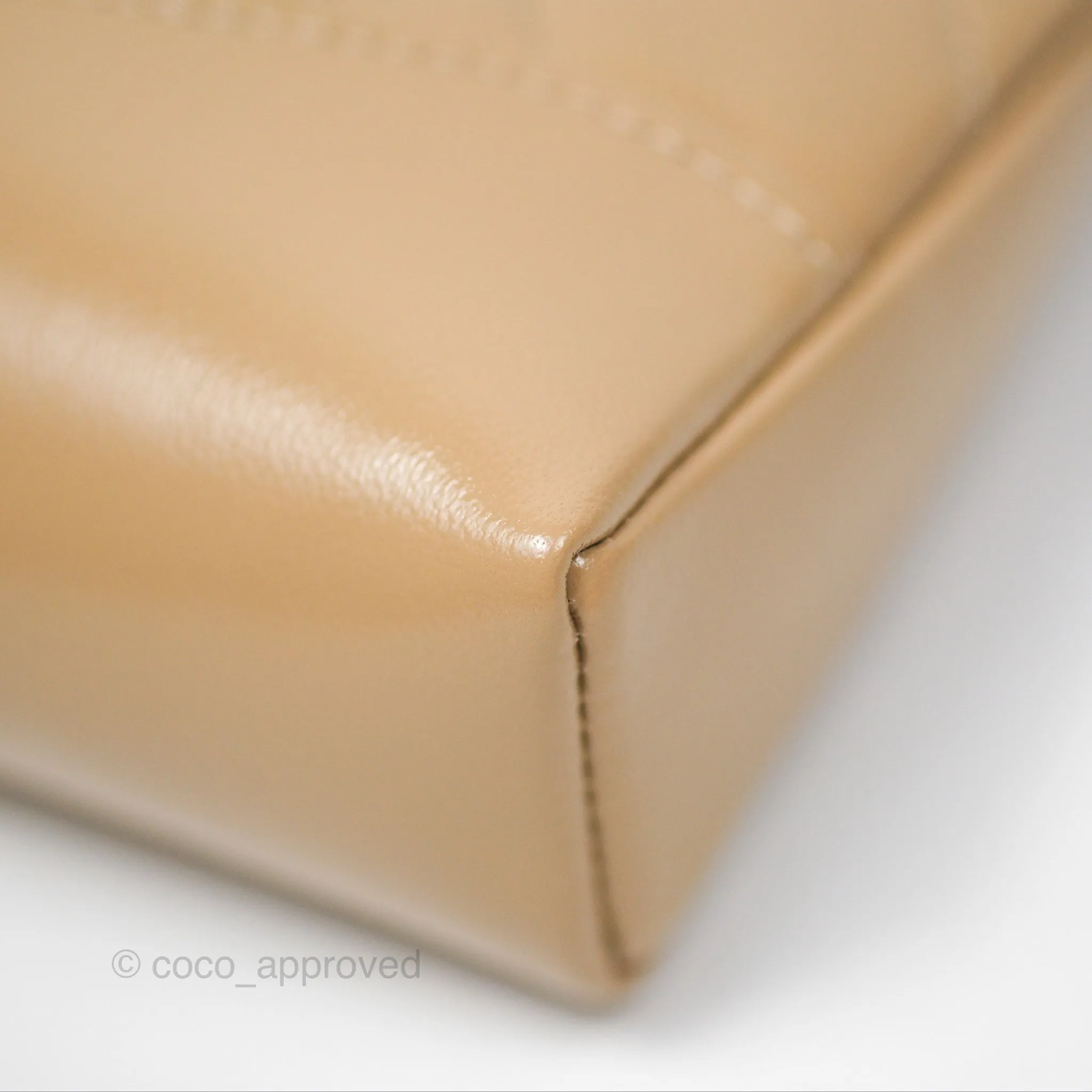 Chanel Nano 31 Beige Shiny Calfskin Gold Hardware