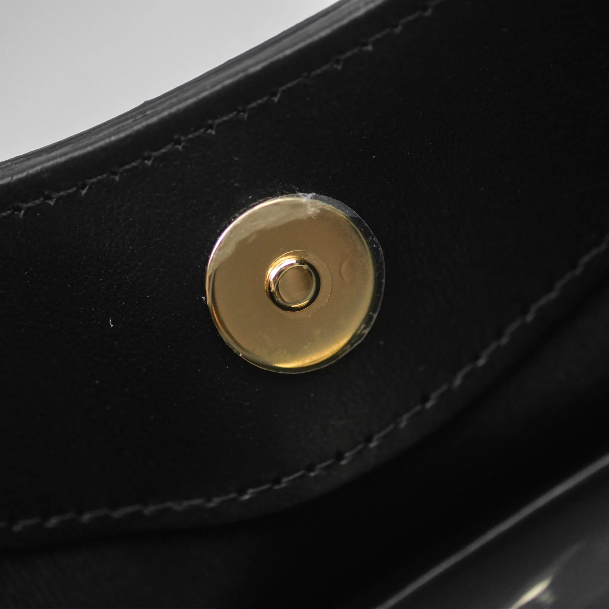 Chanel Nano 31 Black Shiny Calfskin Gold Hardware 24C