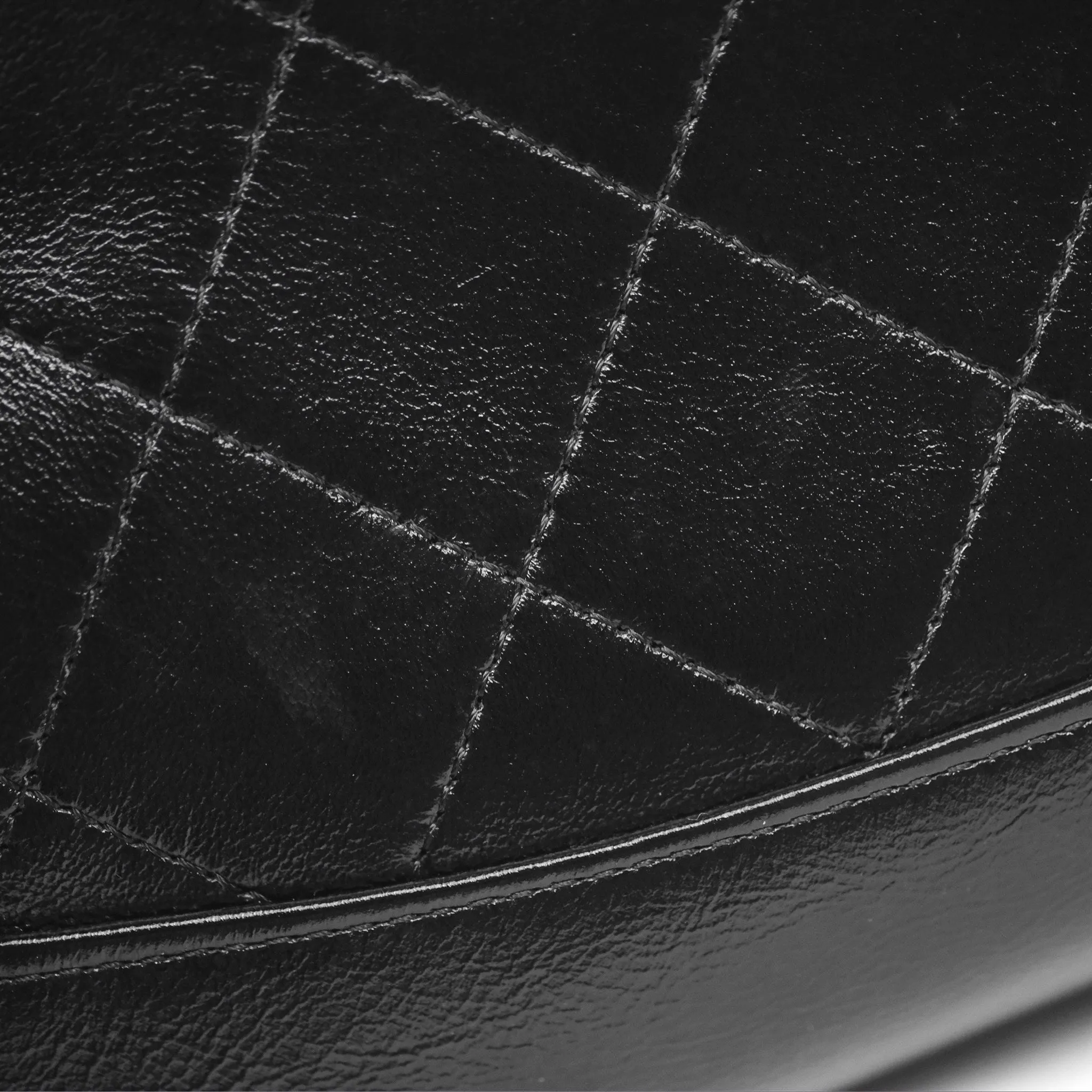Chanel Nano 31 Black Shiny Calfskin Gold Hardware 24C