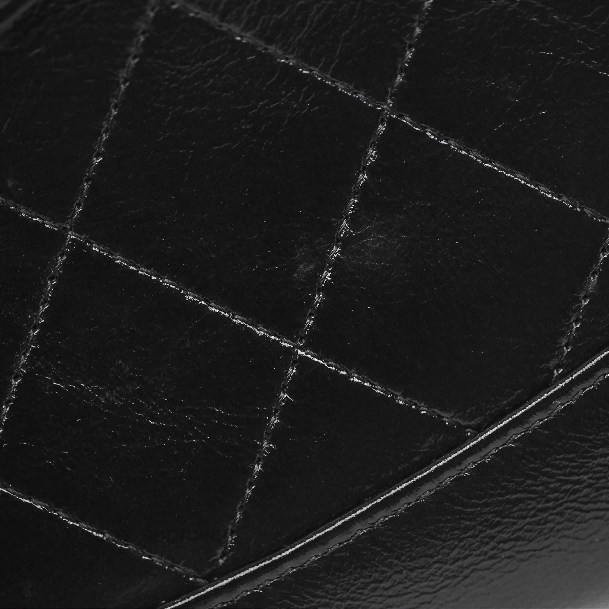 Chanel Nano 31 Black Shiny Calfskin Gold Hardware 24C