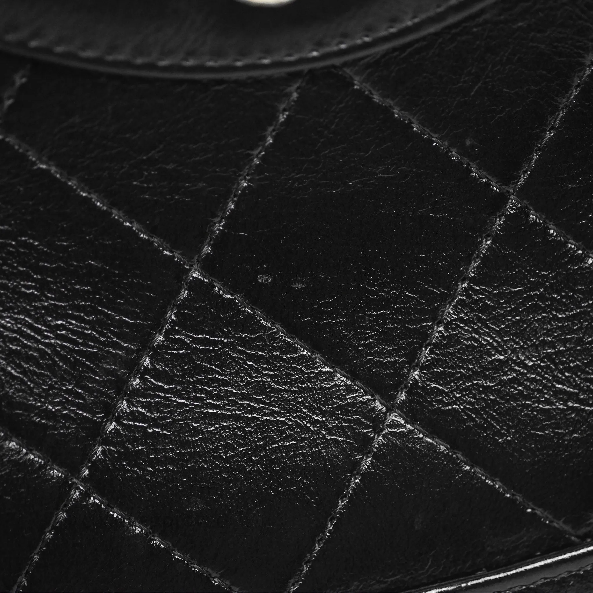 Chanel Nano 31 Black Shiny Calfskin Gold Hardware 24C