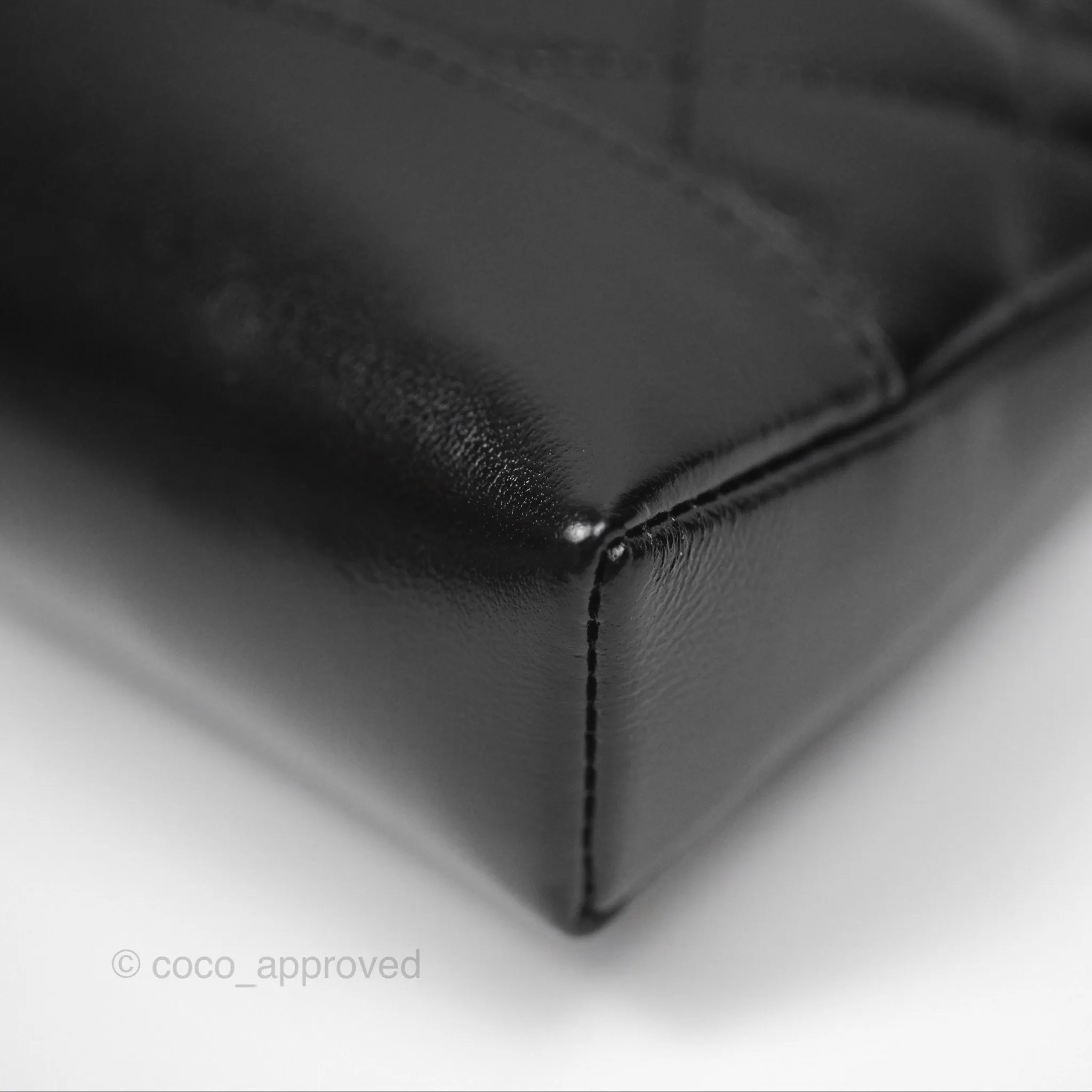 Chanel Nano 31 Black Shiny Lambskin Gold Hardware