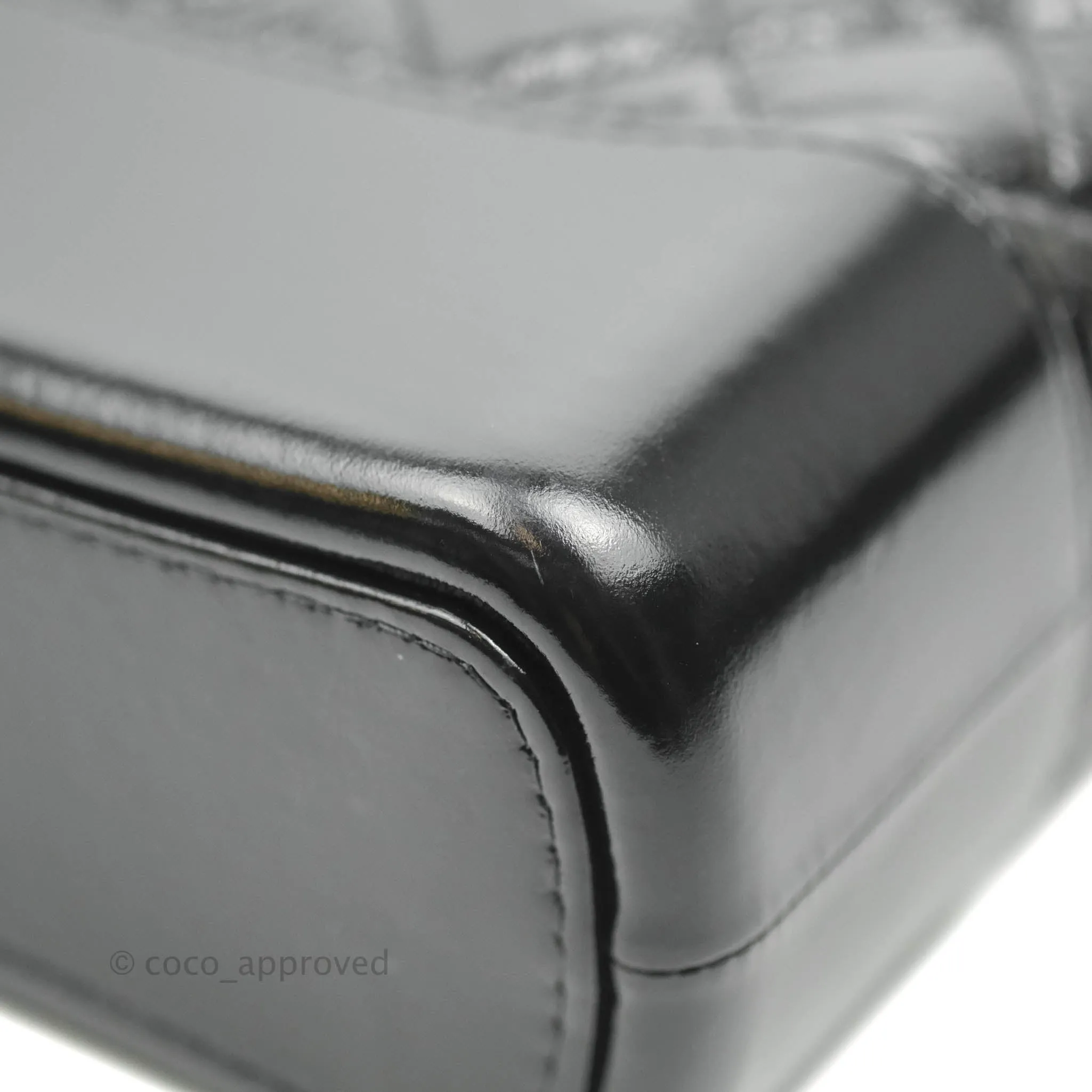 Chanel New Medium Gabrielle Hobo Black Shiny Aged Calfskin Mixed Hardware 20A