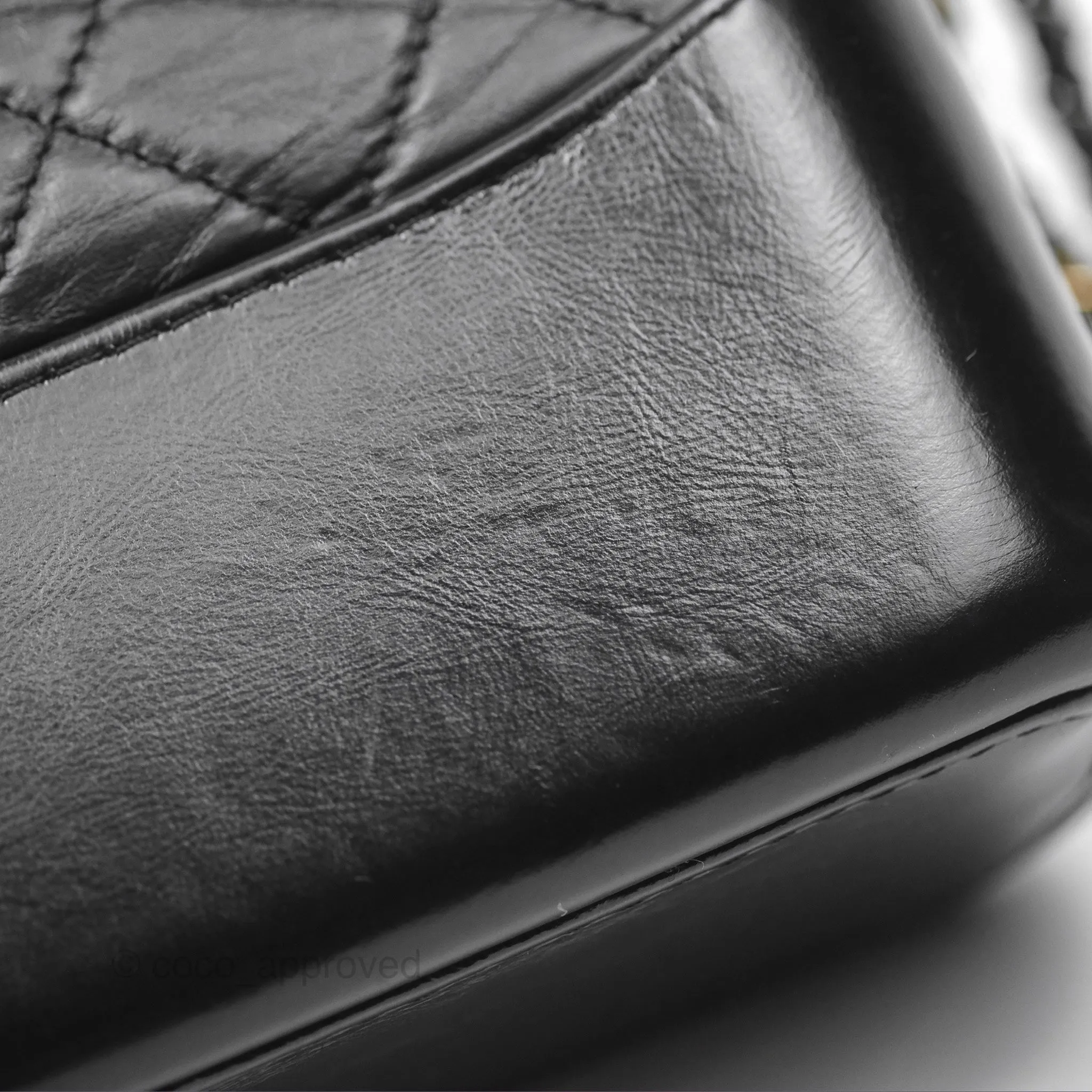 Chanel New Medium Gabrielle Hobo Quilted Black Aged Calfskin