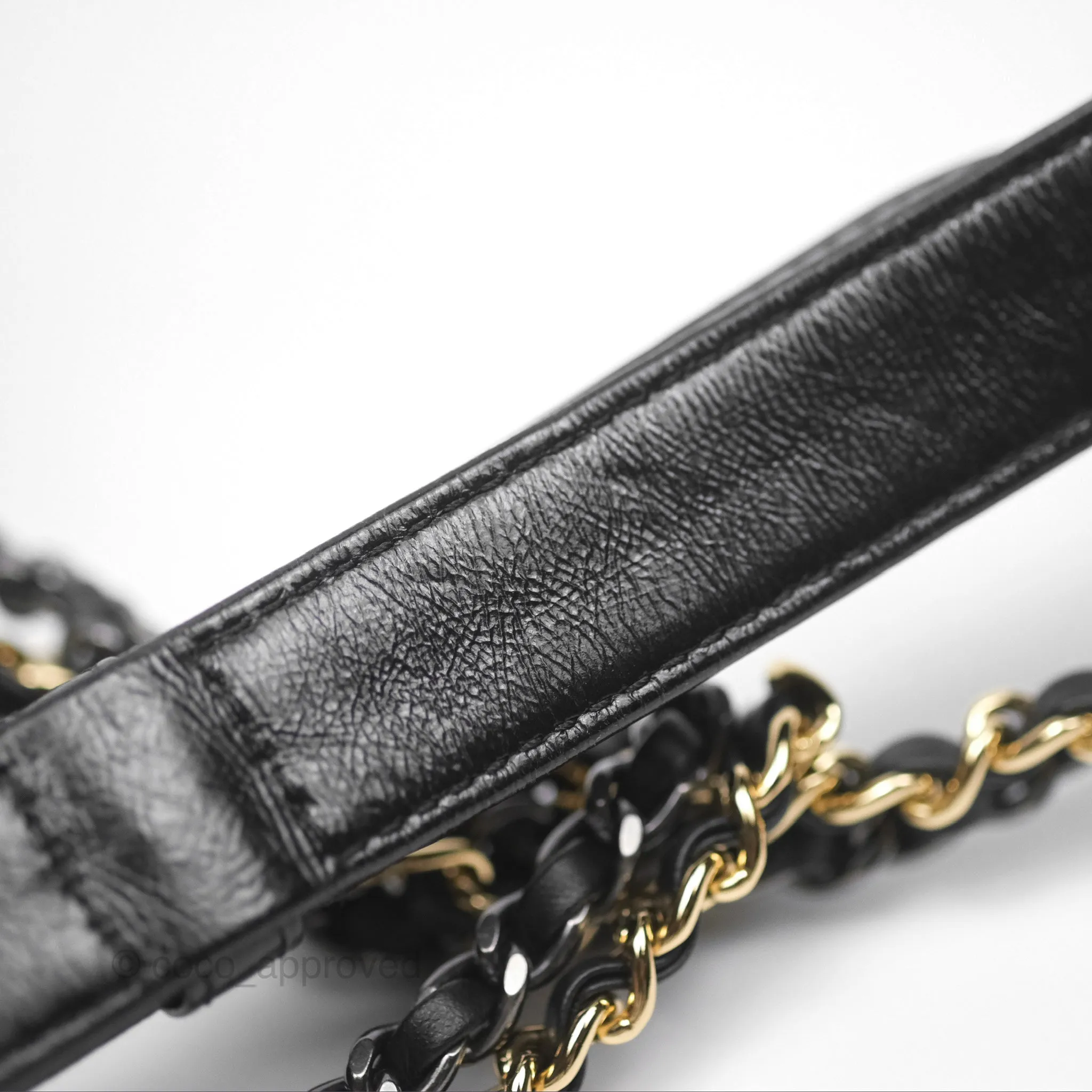 Chanel New Medium Gabrielle Hobo Quilted Black Aged Calfskin