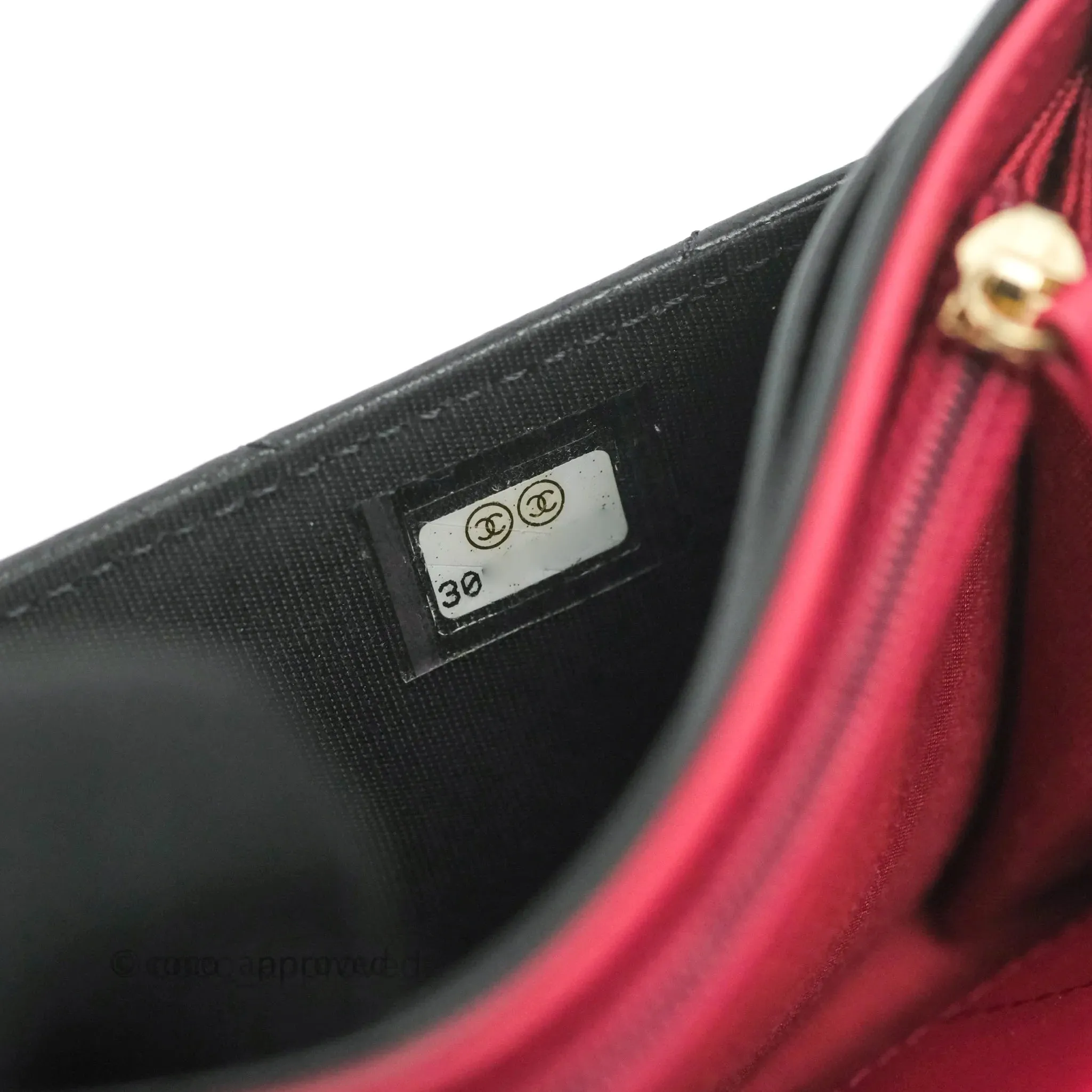 Chanel Quilted 19 Flap Wallet Black Lambskin