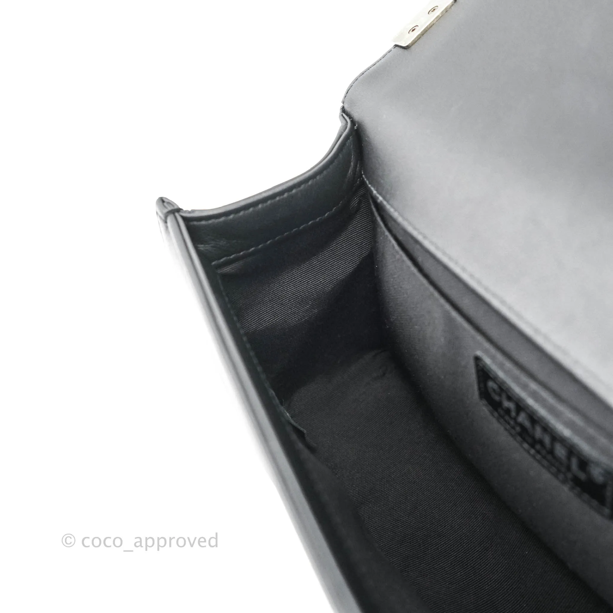Chanel Quilted Medium Calfskin Boy Flap Ruthenium Hardware