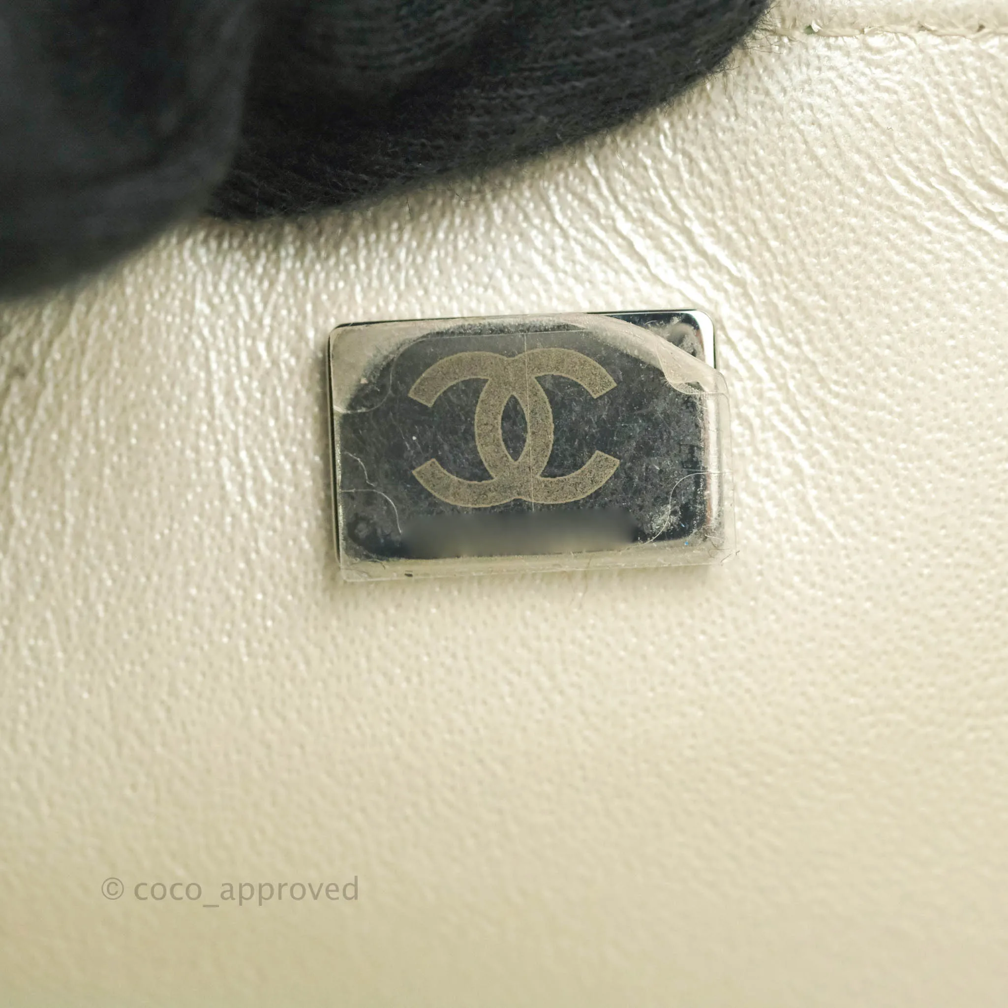 Chanel Quilted Mini Rectangular Flap Ombre Grey Green Metallic Goatskin Silver Hardware 22C