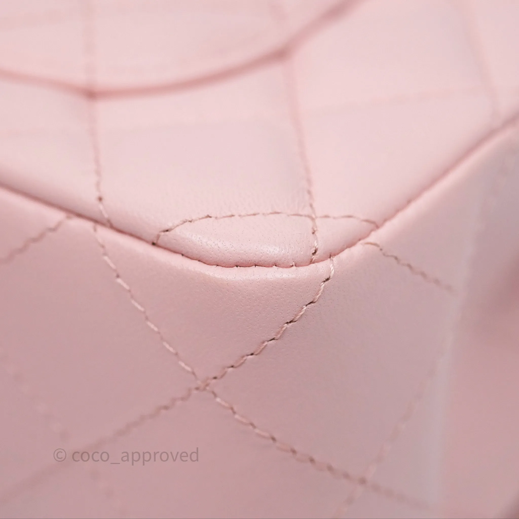 Chanel Quilted Mini Rectangular Flap Pink Lambskin Gold Hardware
