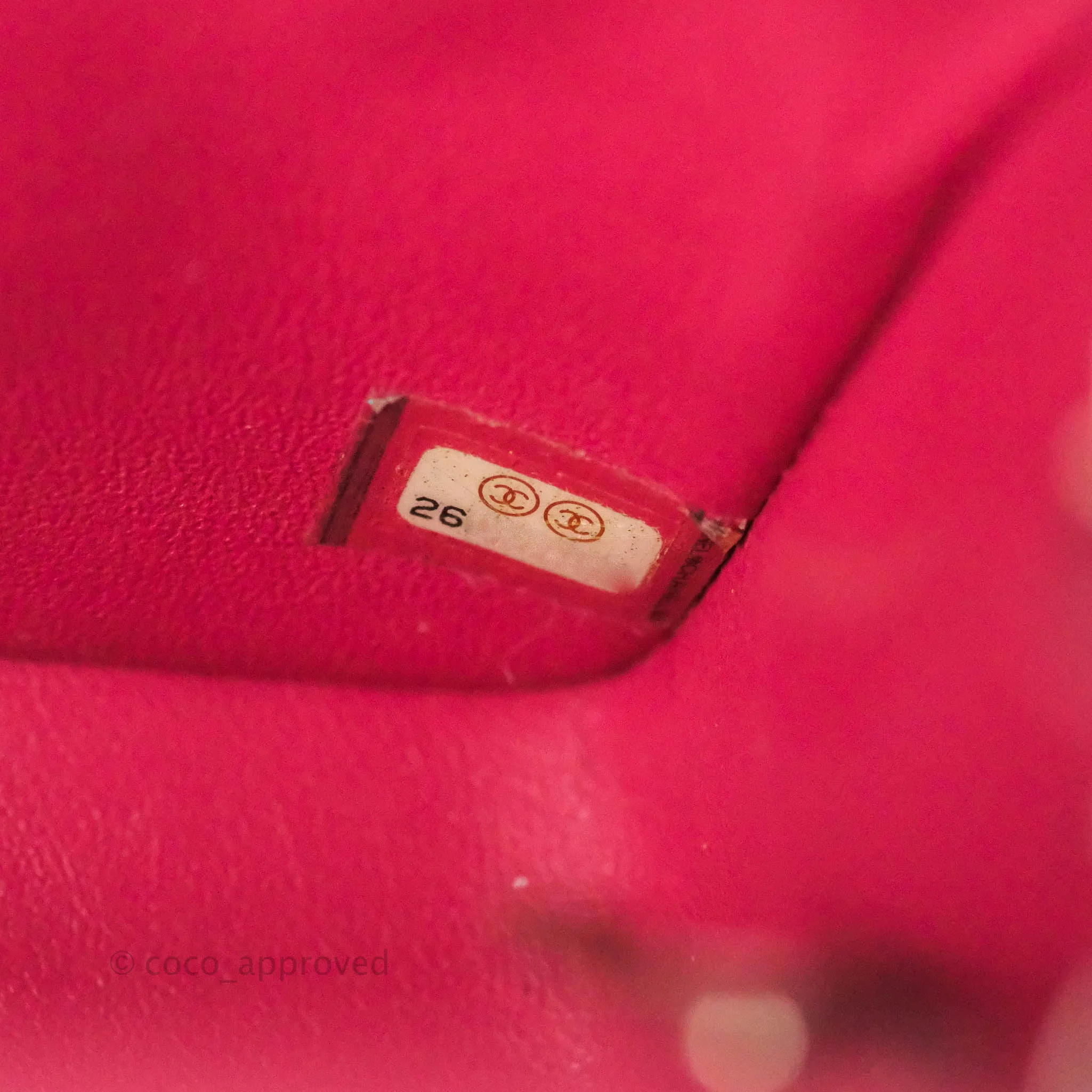 Chanel Quilted Mini Rectangular Flap Raspberry Pink Lambskin Silver Hardware
