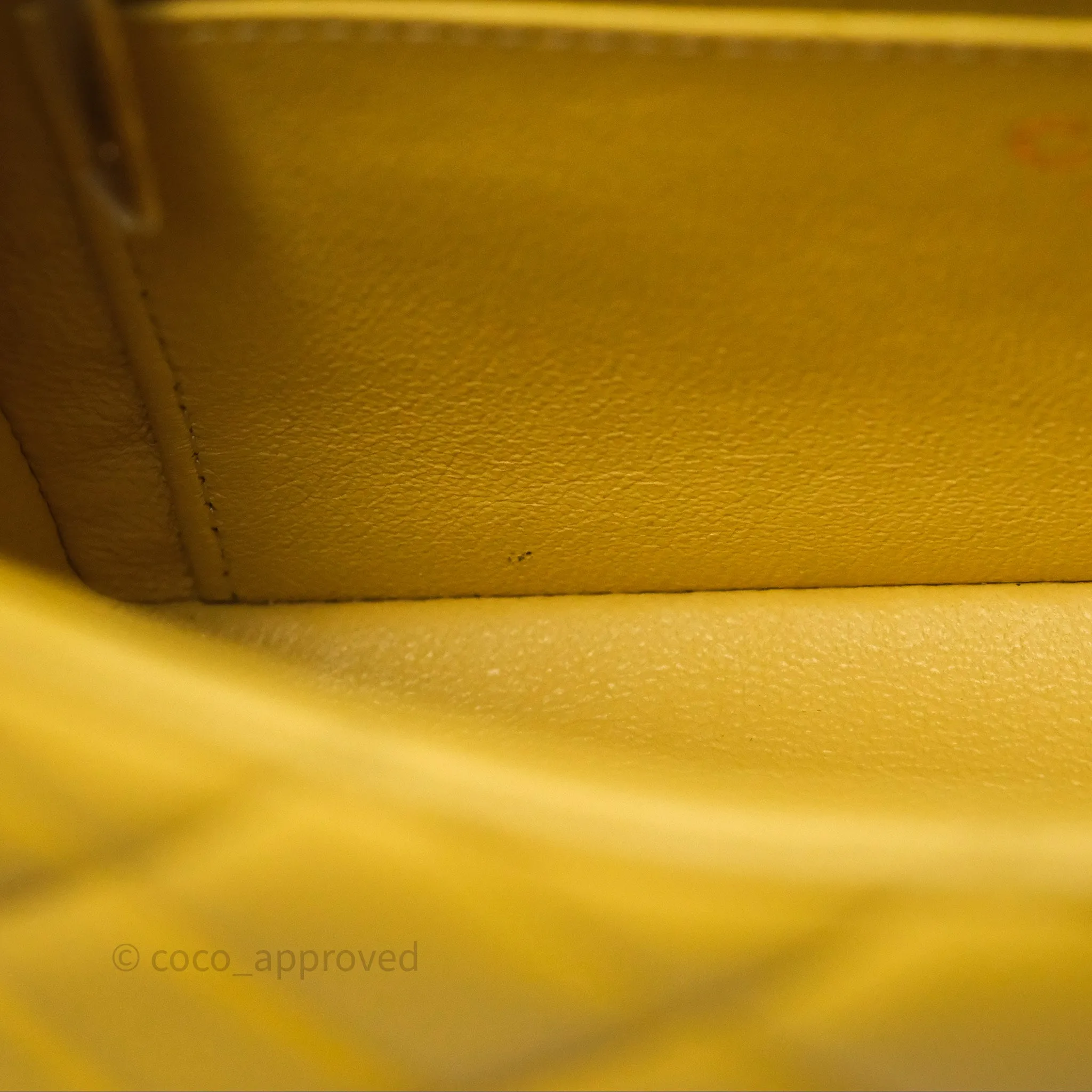 Chanel Quilted Mini Rectangular Flap Tri-Color Orange/Yellow/Pink Lambskin Gold Hardware