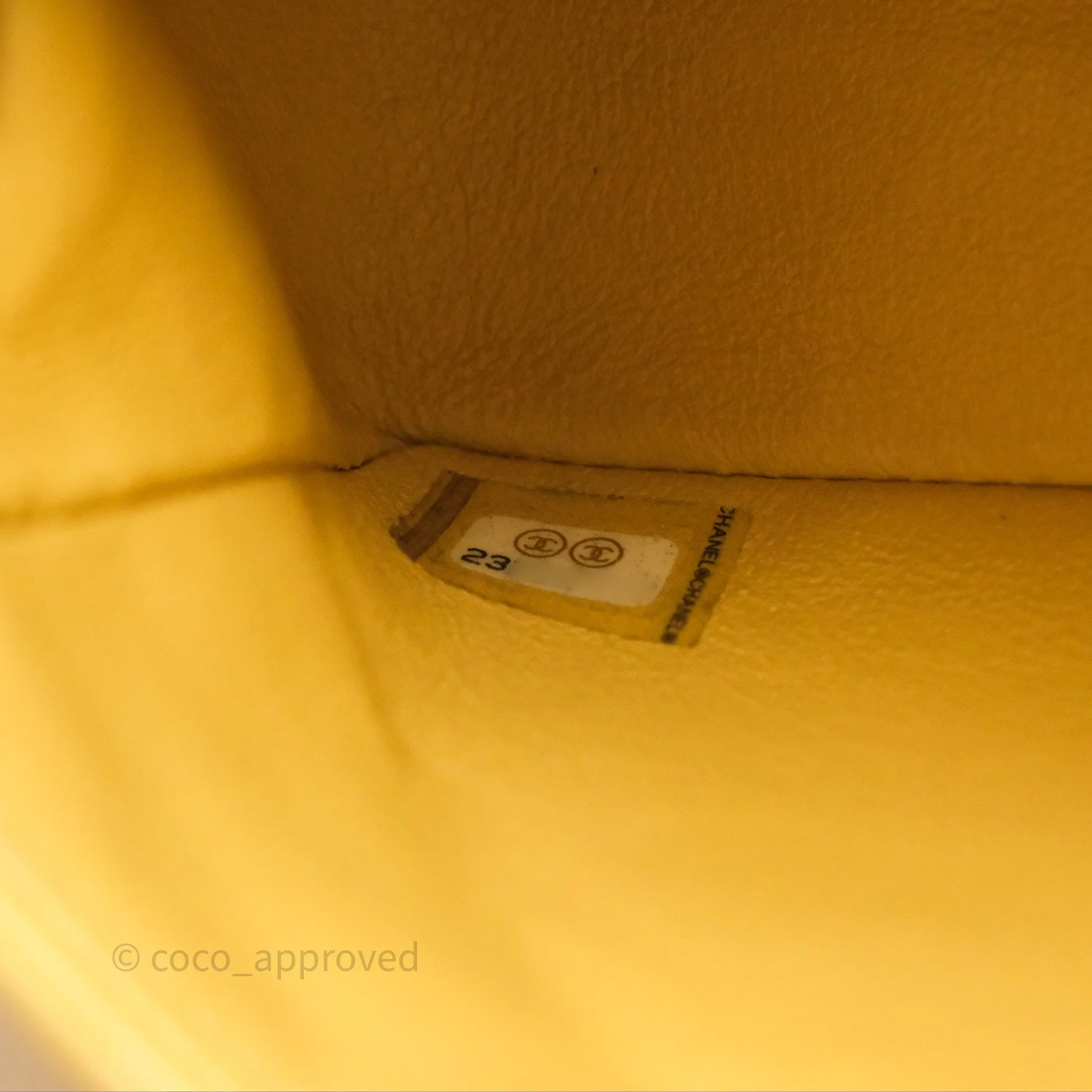 Chanel Quilted Mini Rectangular Flap Tri-Color Orange/Yellow/Pink Lambskin Gold Hardware