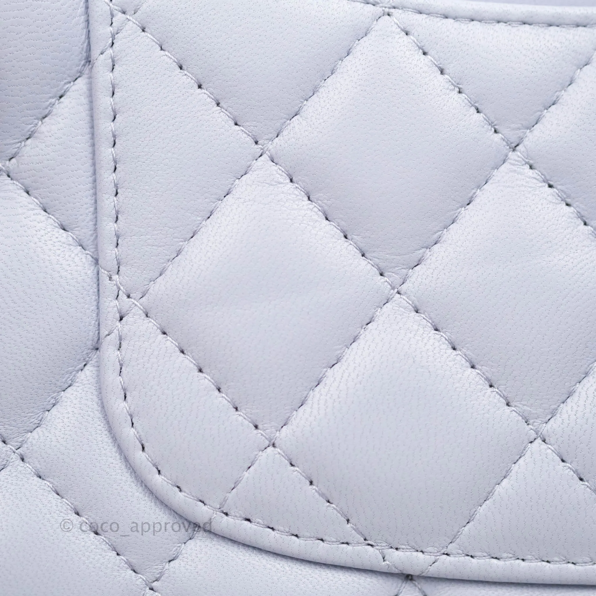 Chanel Quilted Mini Rectangular Lilac Lambskin Gold Hardware 21K