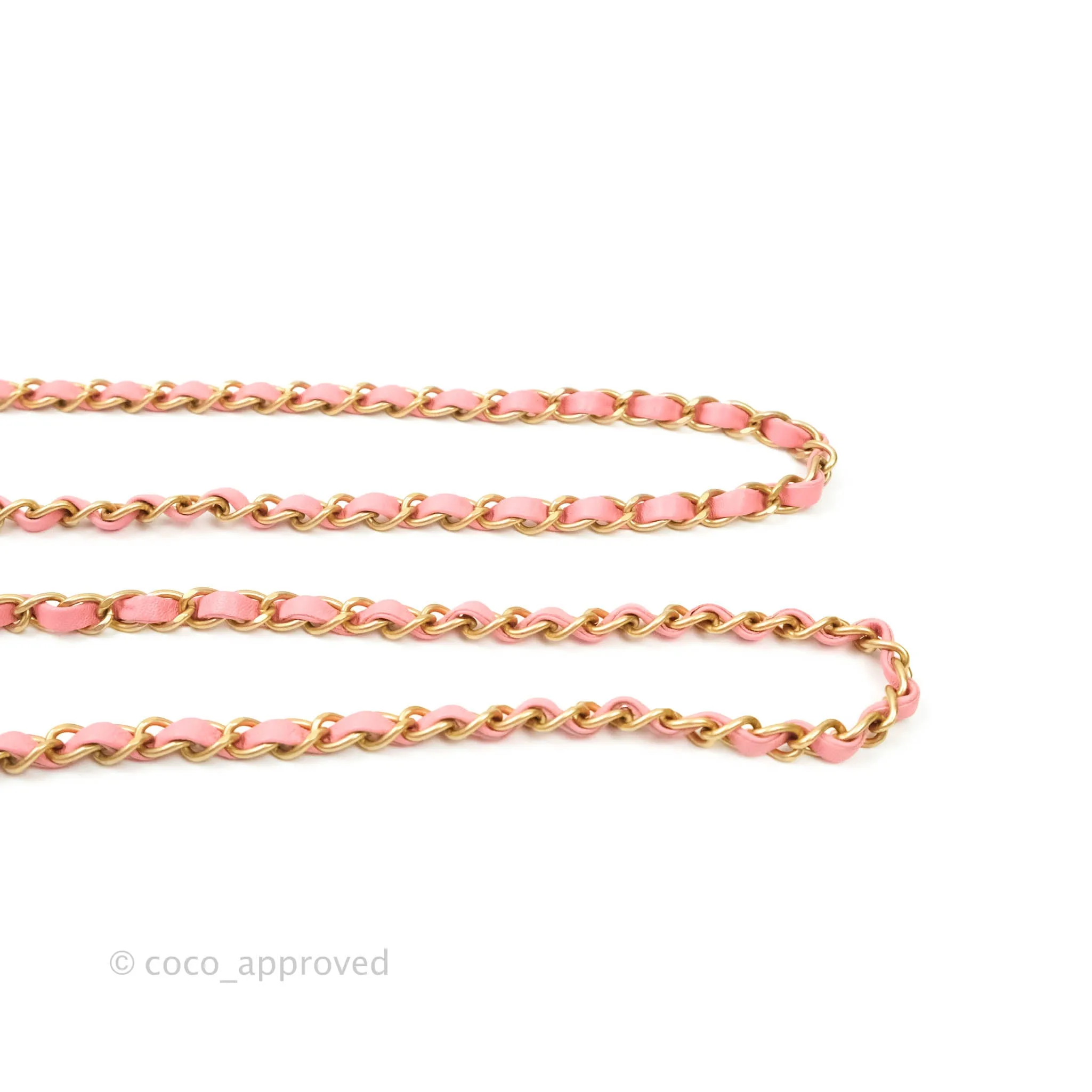 Chanel Quilted Mini Rectangular Pink Lambskin Aged Gold Hardware