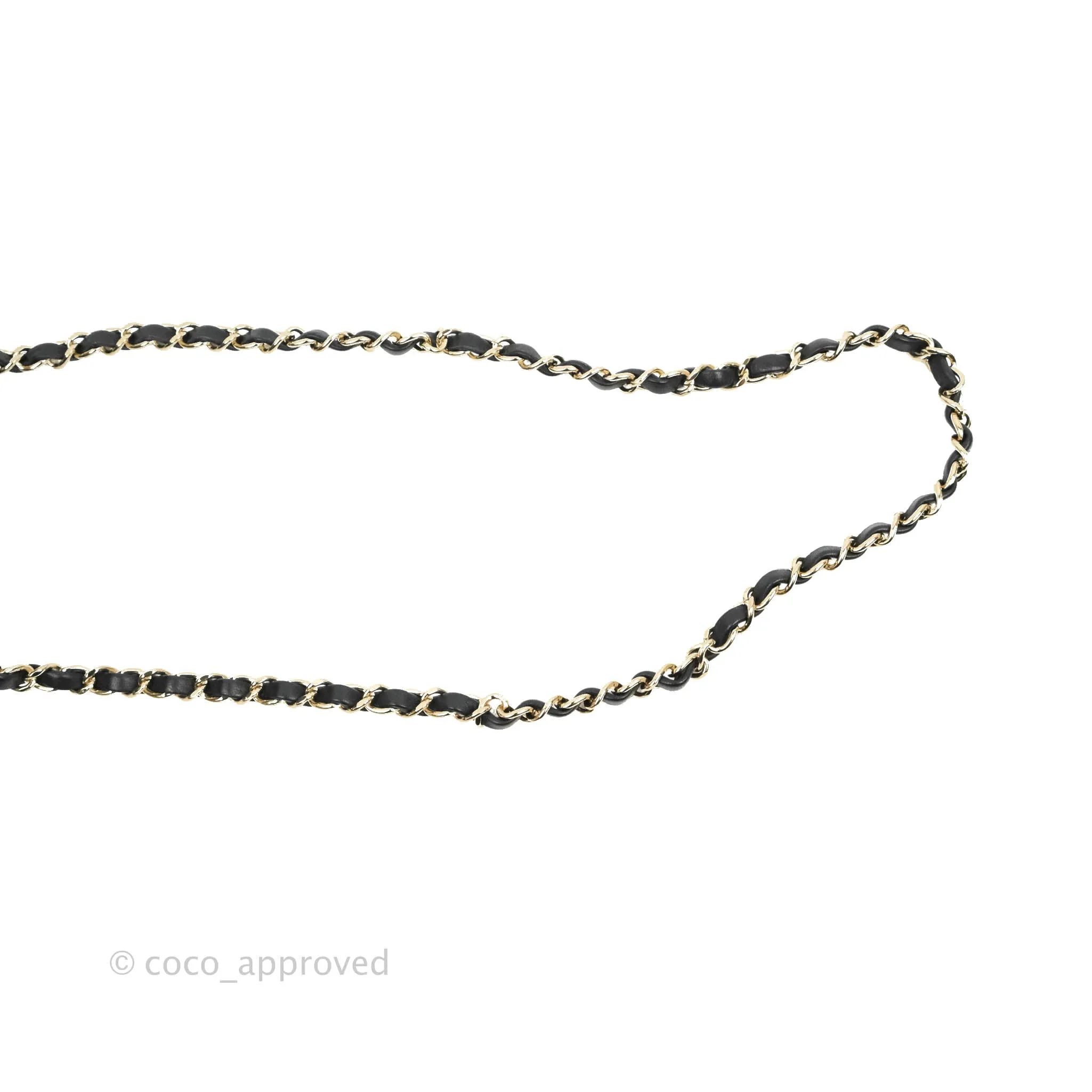 Chanel Quilted Mini Square Black Lambskin Gold Hardware