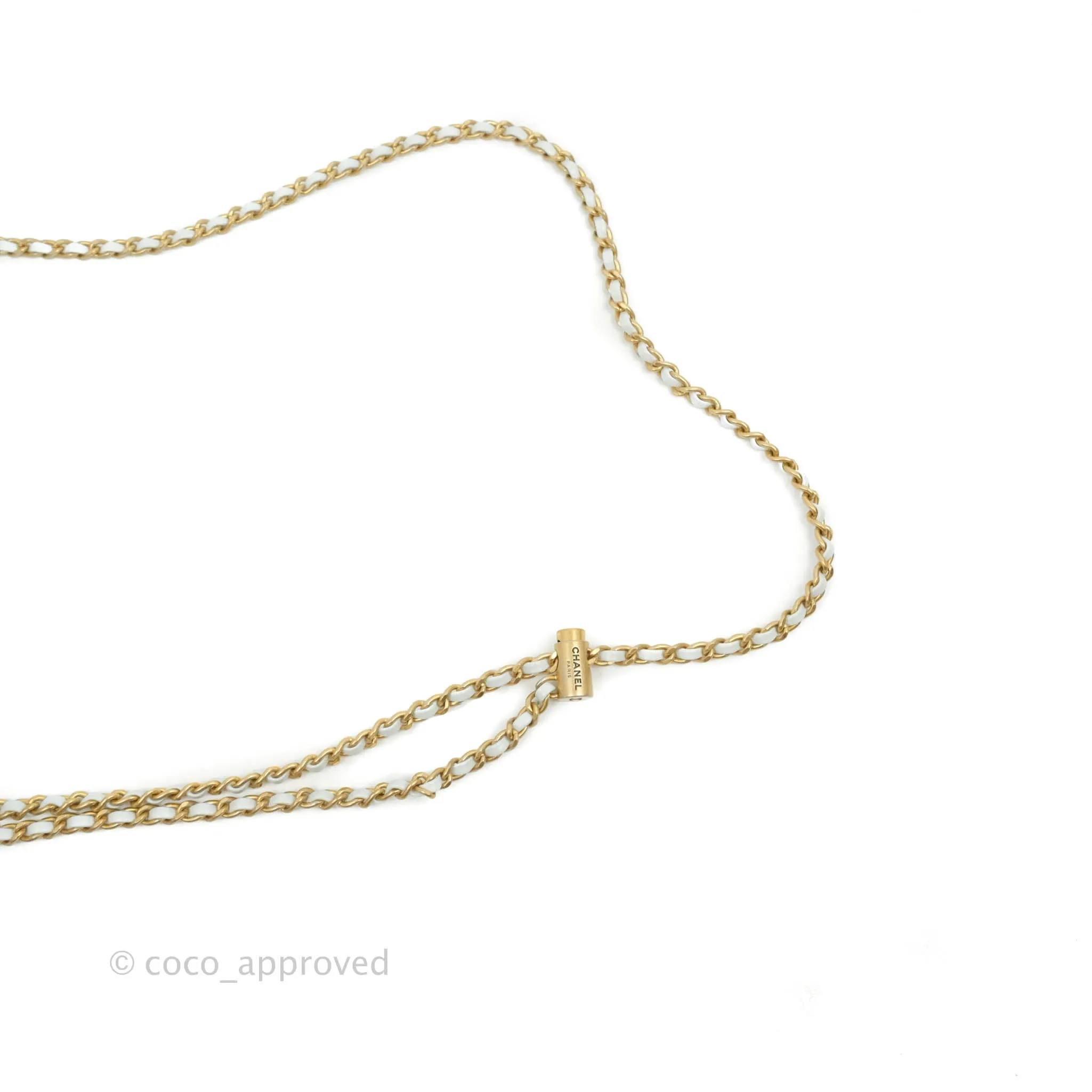 Chanel Quilted My Perfect Mini Iridescent Mint Green Caviar Aged Gold Hardware 21K