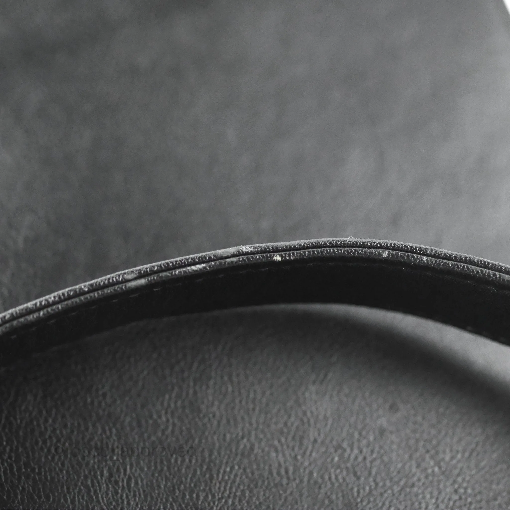 Chanel Quilted New Medium Boy Black Calfskin Ruthenium Hardware