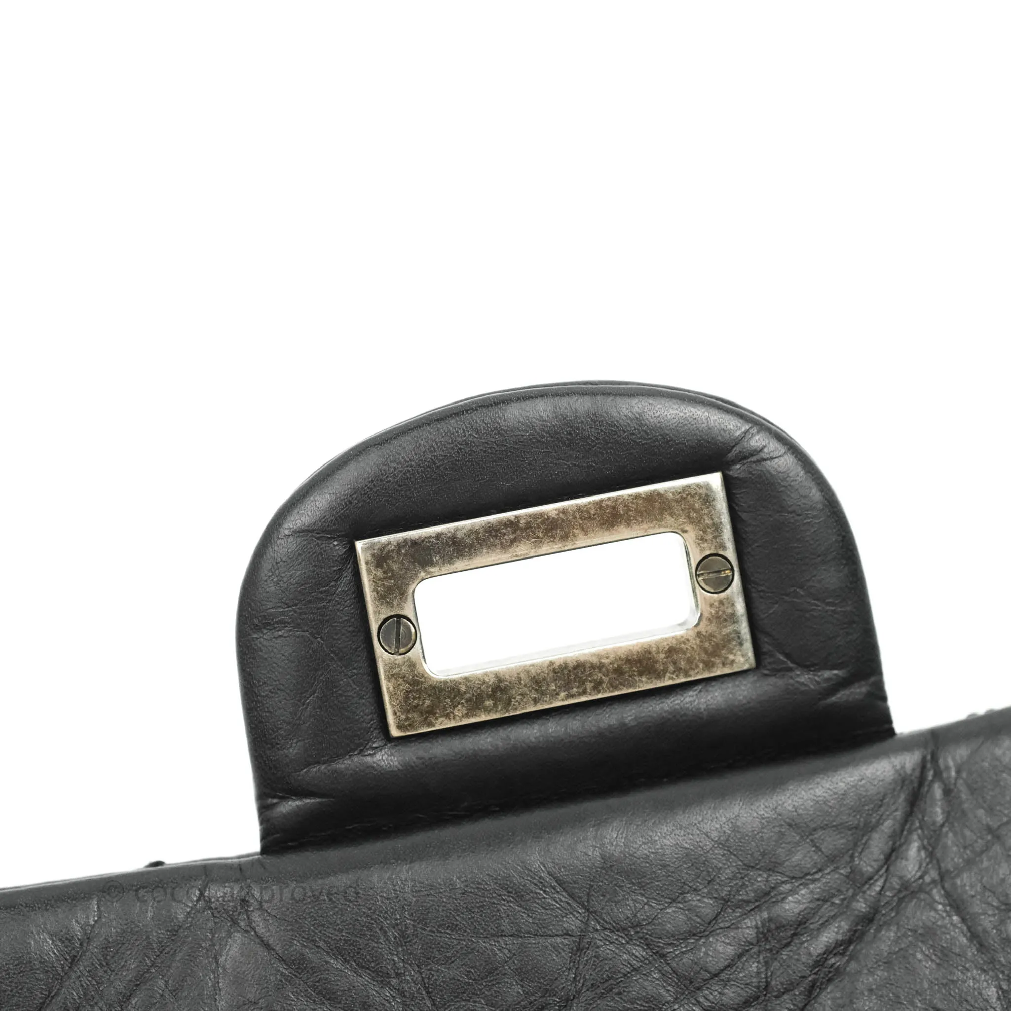 Chanel Quilted Reissue 226 Flap Black Aged Calfskin Ruthenium Hardware