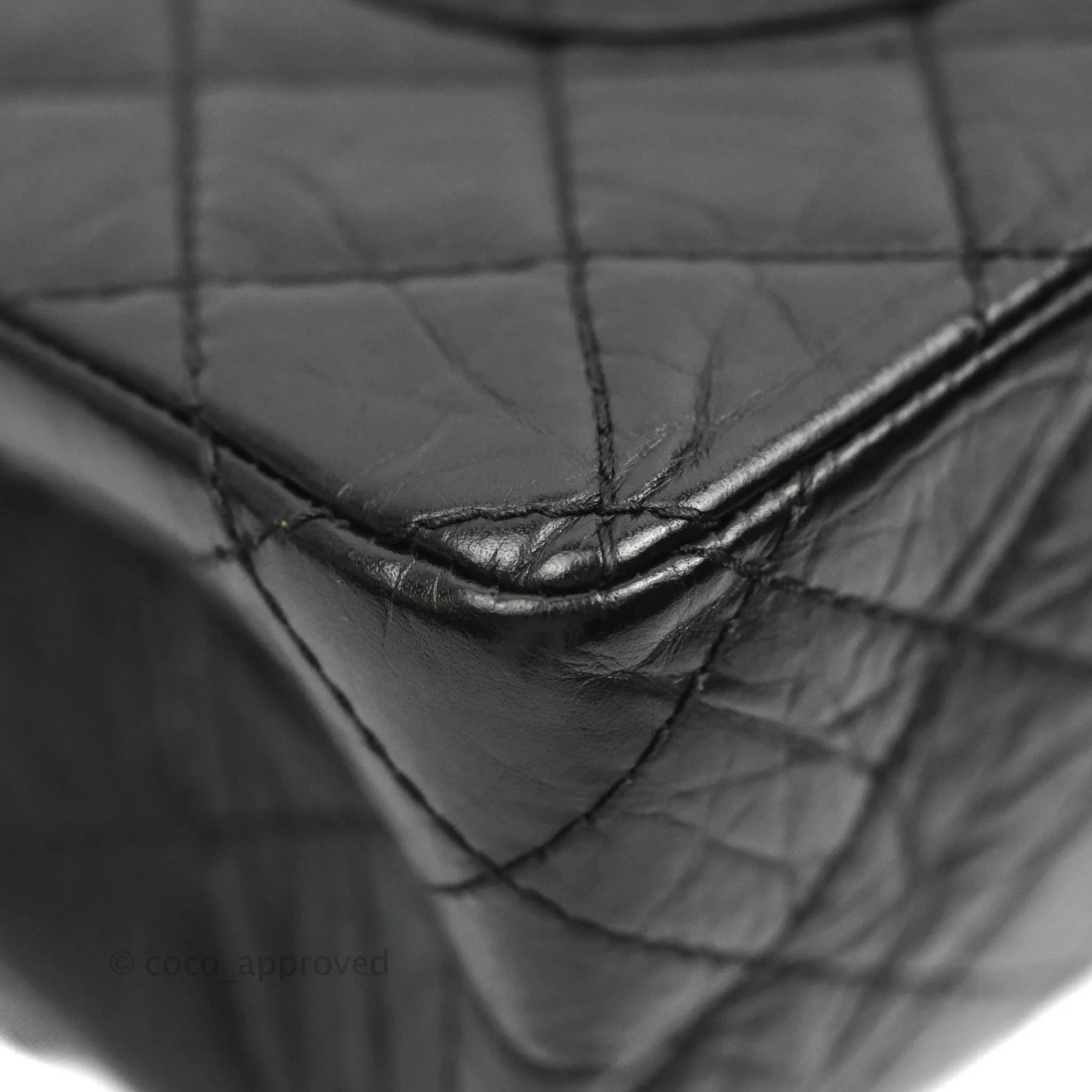 Chanel Quilted Reissue 226 Flap Black Aged Calfskin Ruthenium Hardware