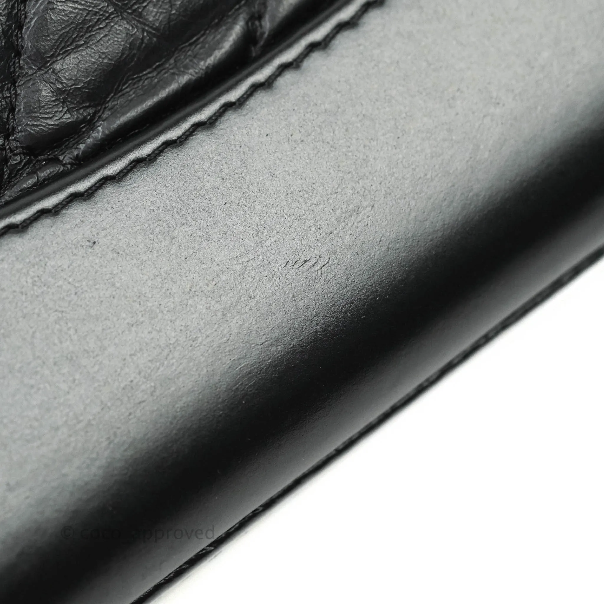 Chanel Quilted Small Gabrielle Backpack Black Aged Calfskin