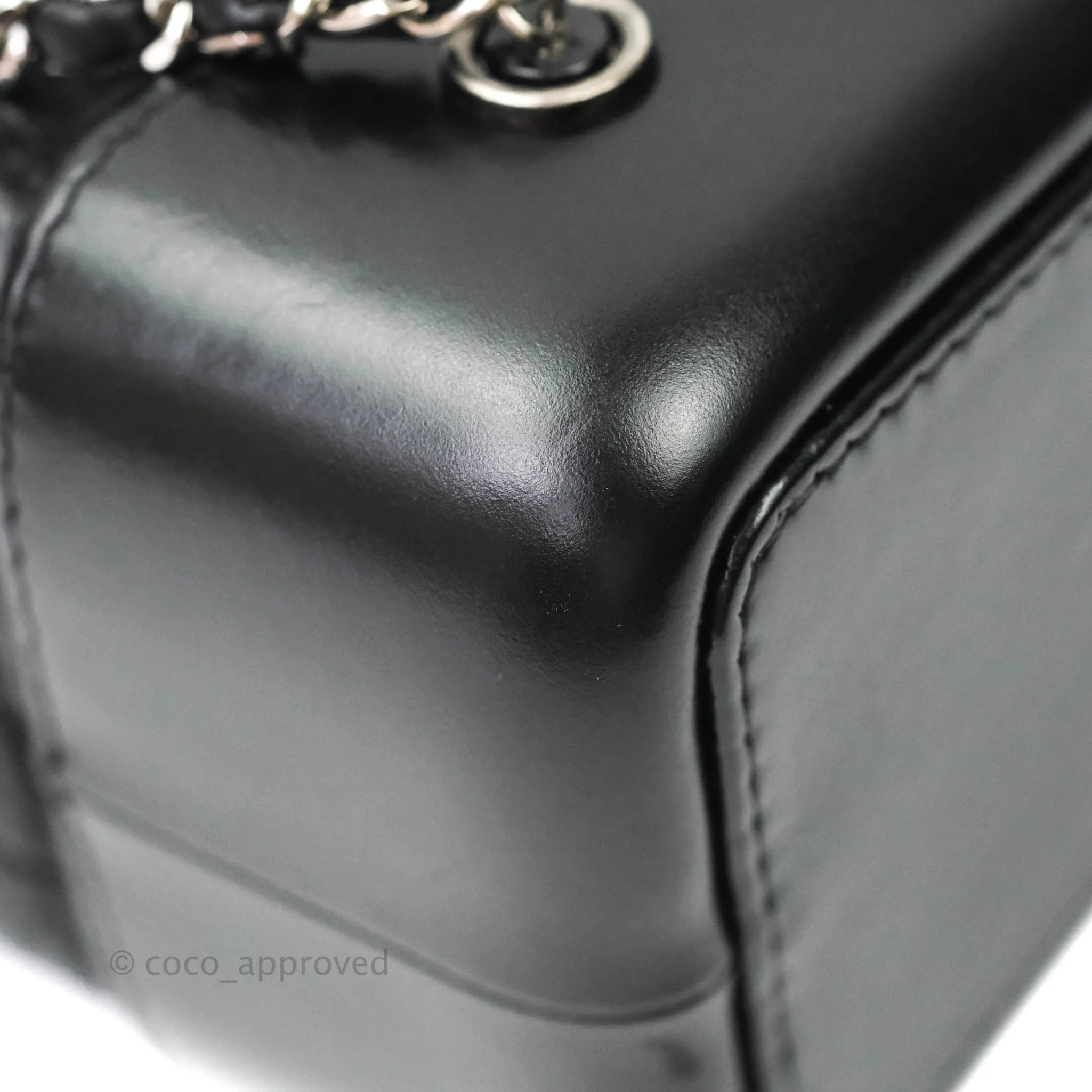 Chanel Quilted Small Gabrielle Backpack Black Aged Calfskin