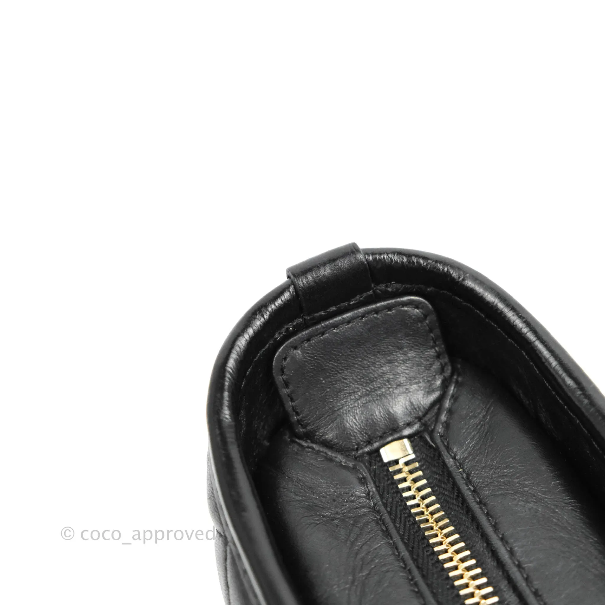 Chanel Quilted Small Gabrielle Hobo Black Calfskin Mixed Hardware