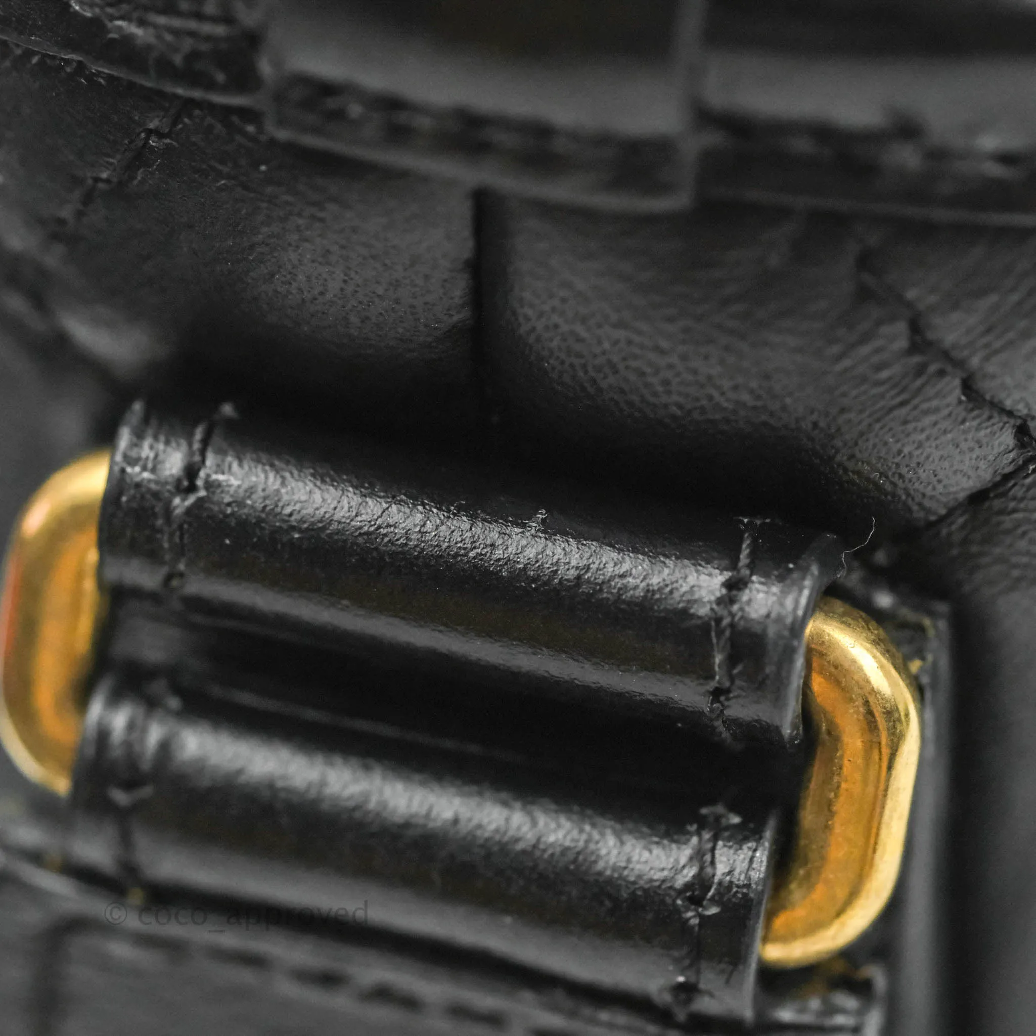 Chanel Quilted Small Gabrielle Hobo Black Calfskin Mixed Hardware
