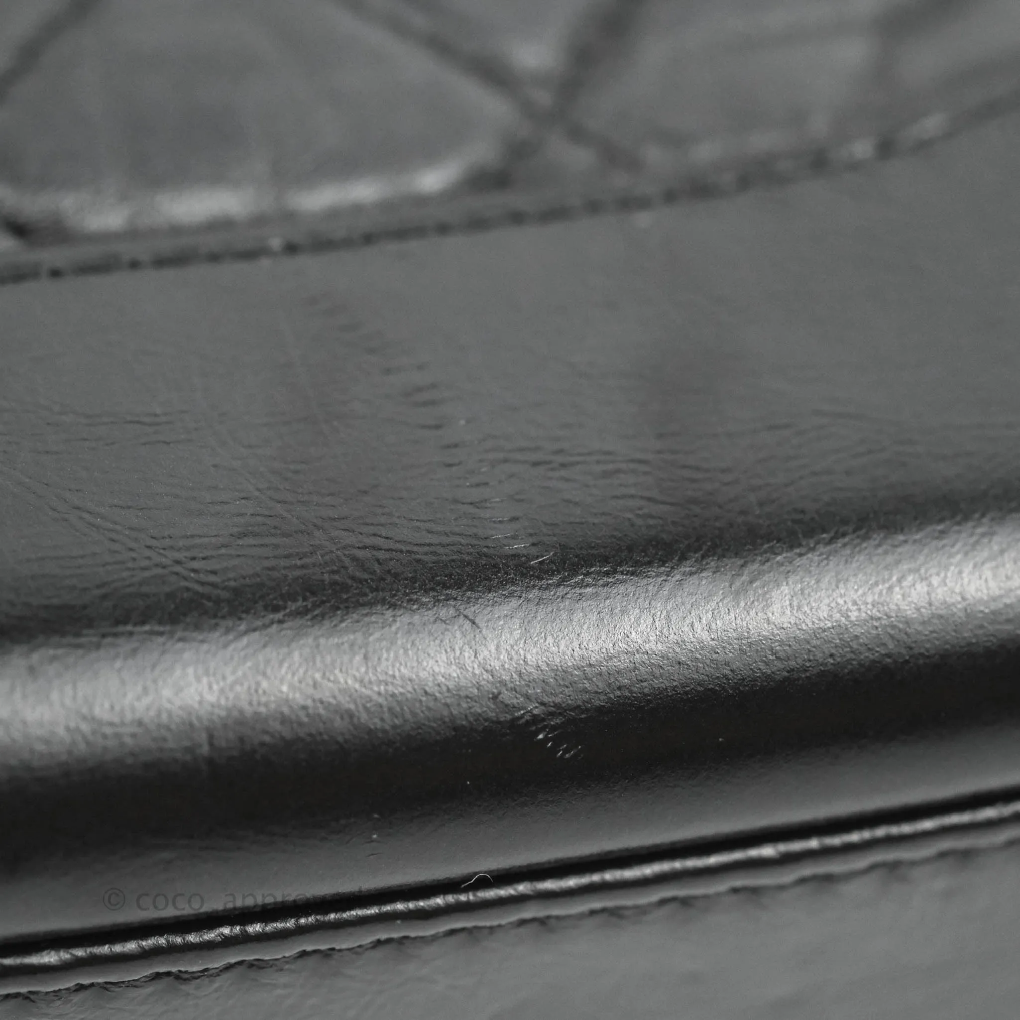 Chanel Quilted Small Gabrielle Hobo Black Calfskin Mixed Hardware
