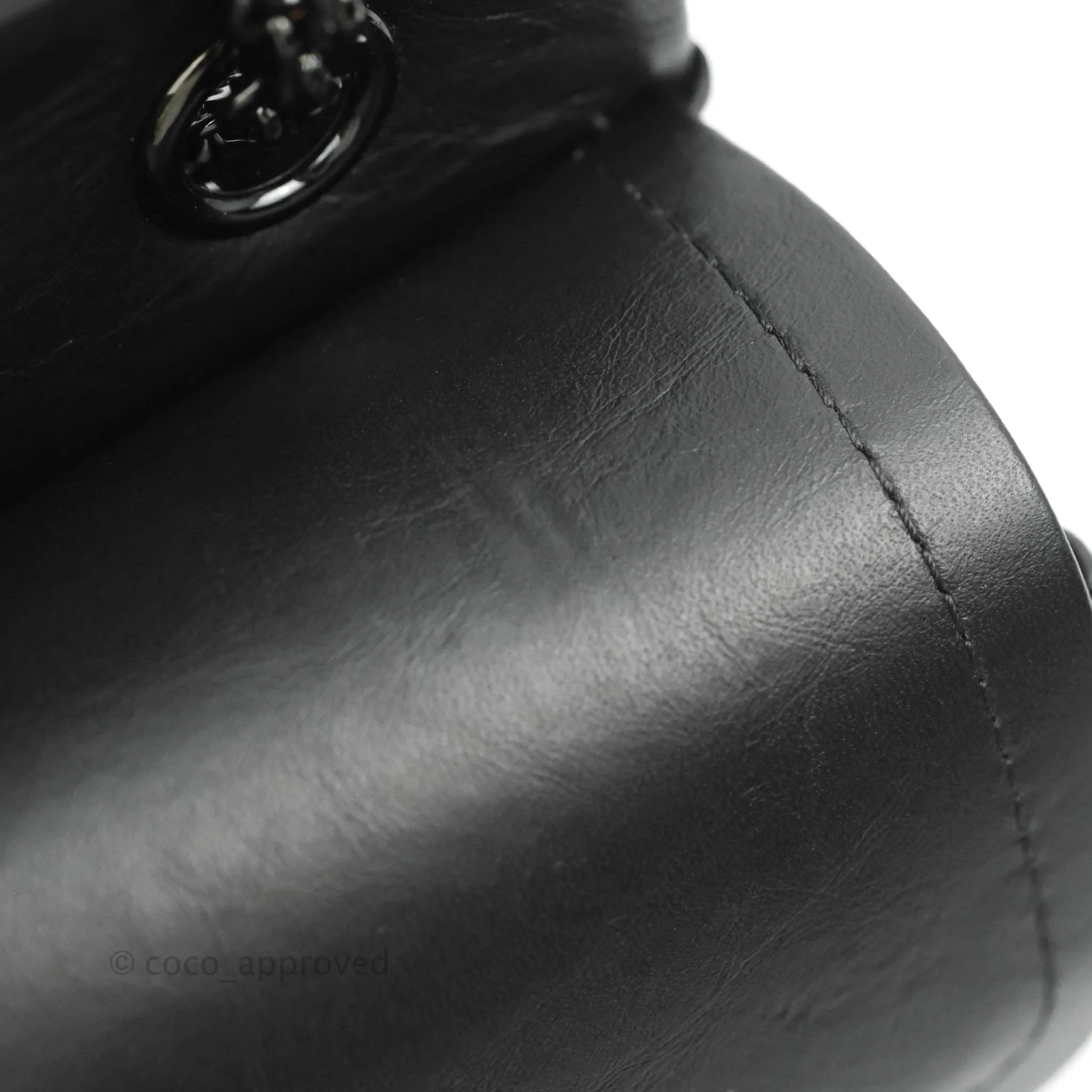 Chanel Reissue 225 Chevron Aged Calfskin So Black
