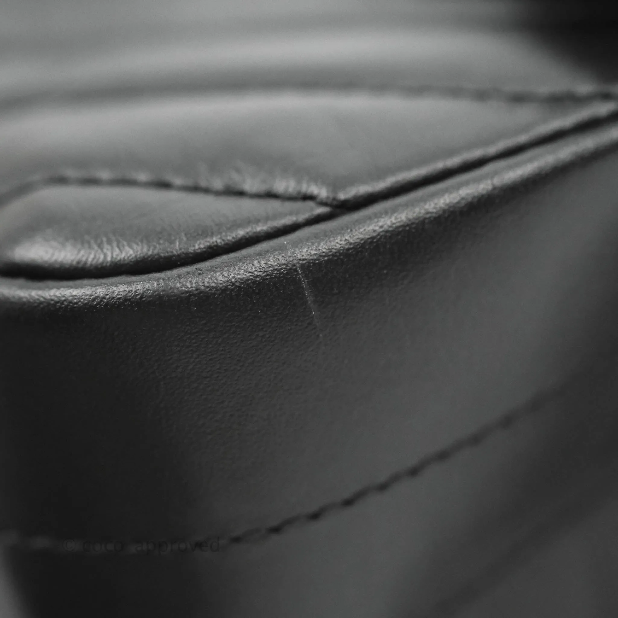 Chanel Reissue 225 Chevron Aged Calfskin So Black