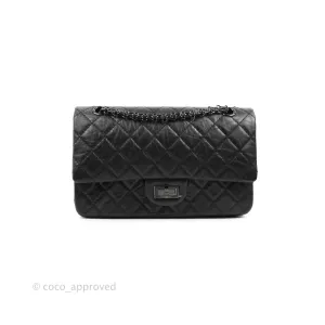 Chanel Reissue 225 Quilted Aged Calfskin So Black