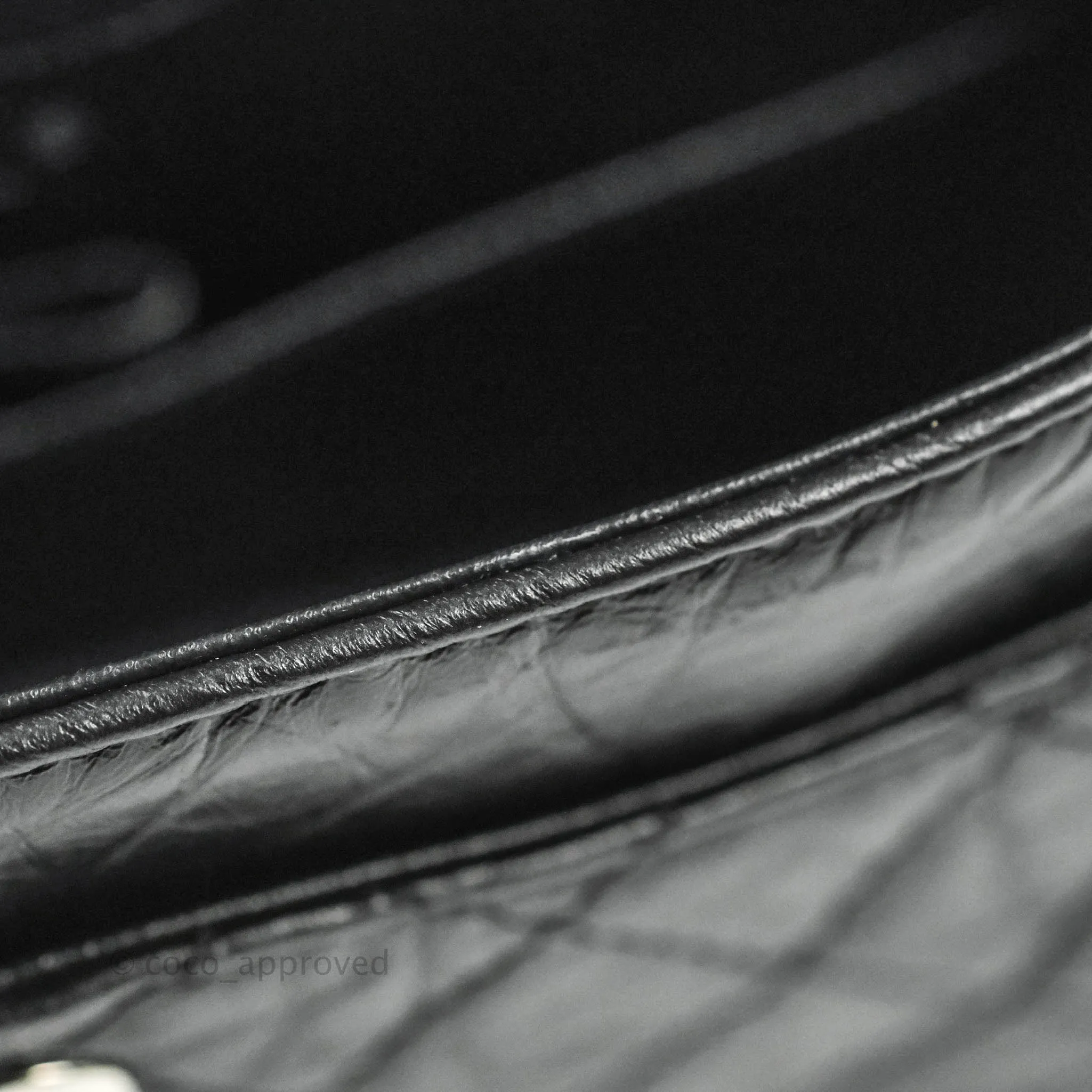Chanel Reissue 225 Quilted Aged Calfskin So Black