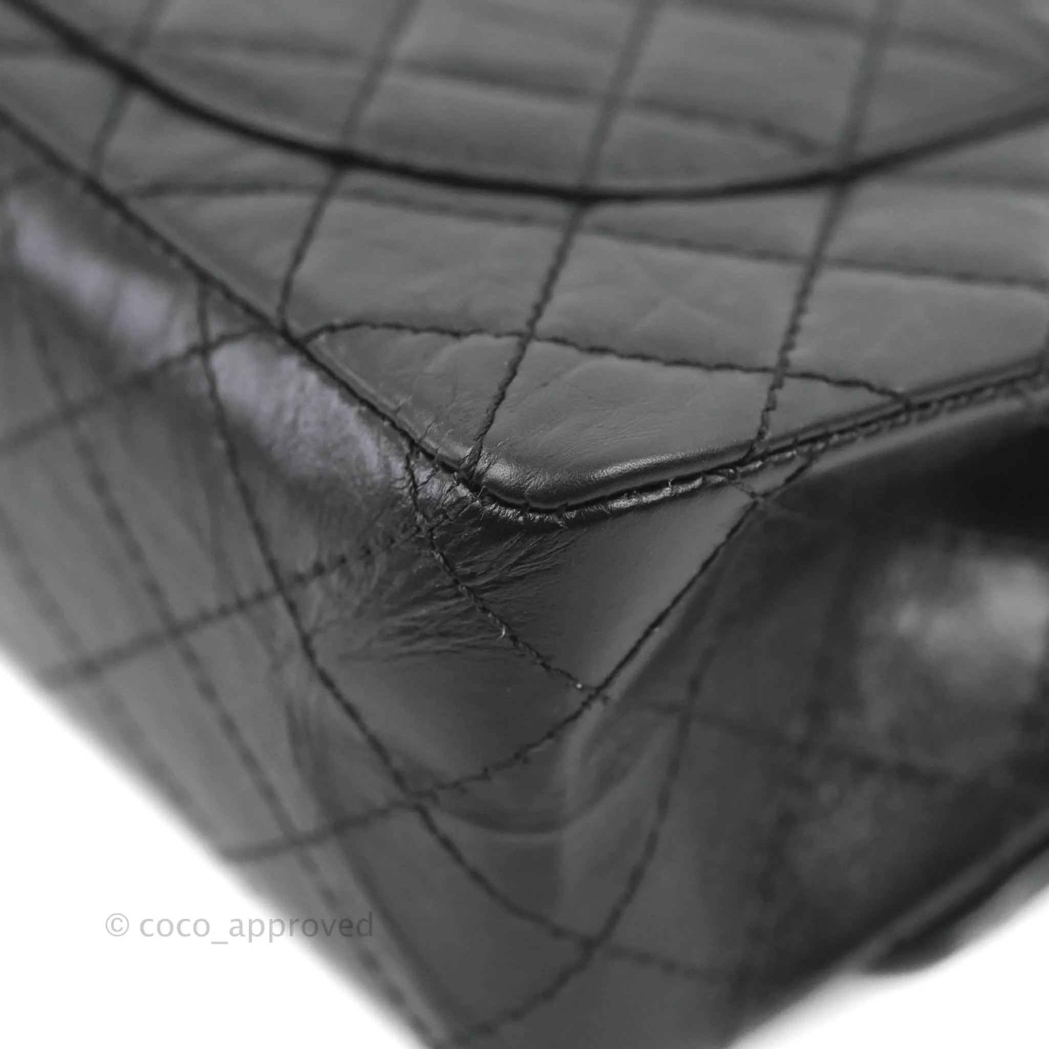 Chanel Reissue 225 Quilted Aged Calfskin So Black