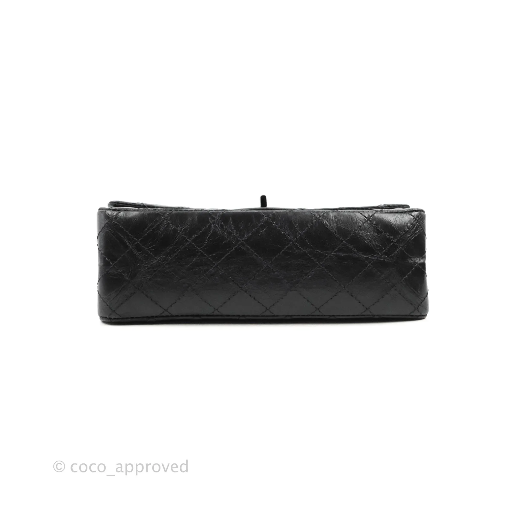 Chanel Reissue 225 Quilted Aged Calfskin So Black
