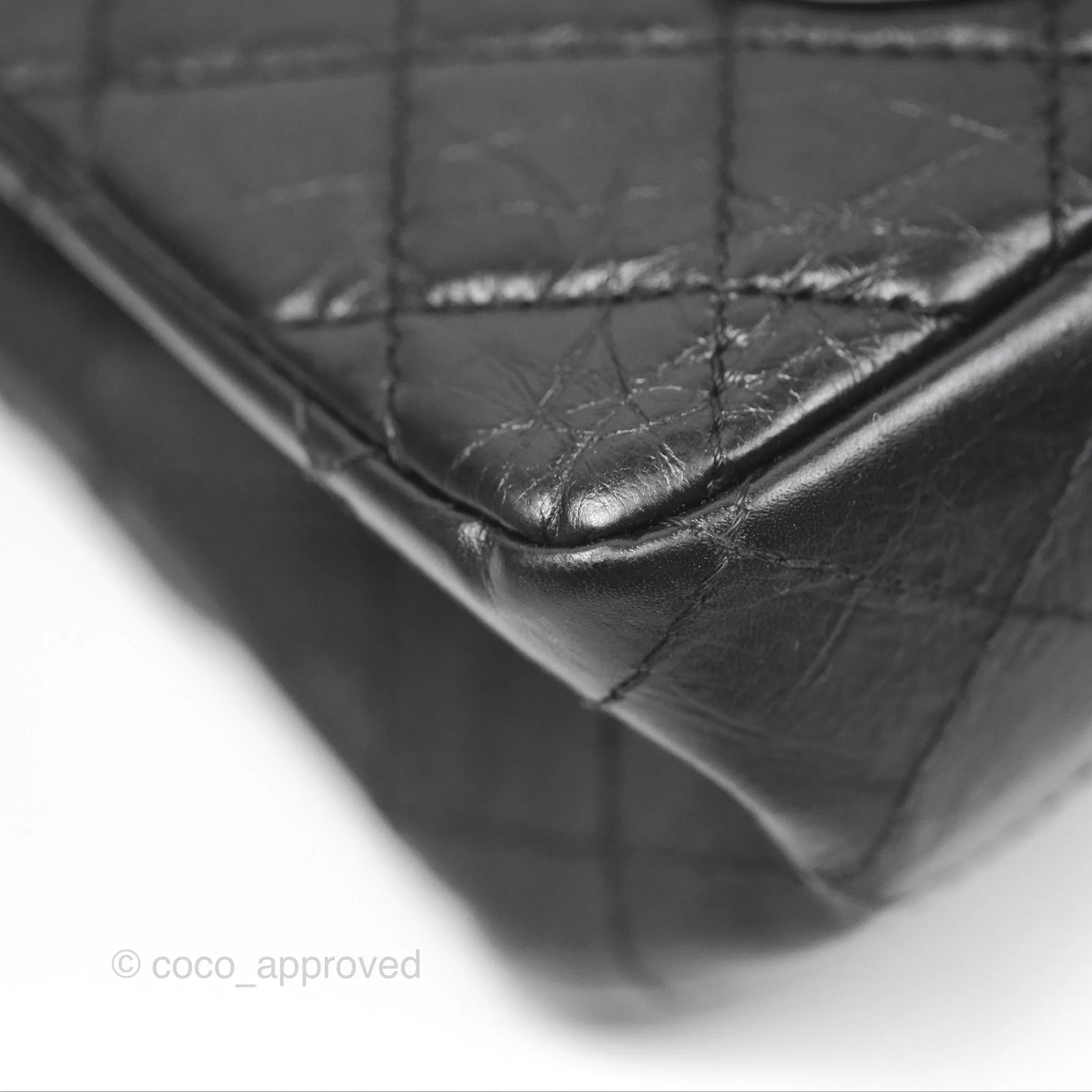 Chanel Reissue 226 Flap Quilted Calfskin Black Gold Hardware