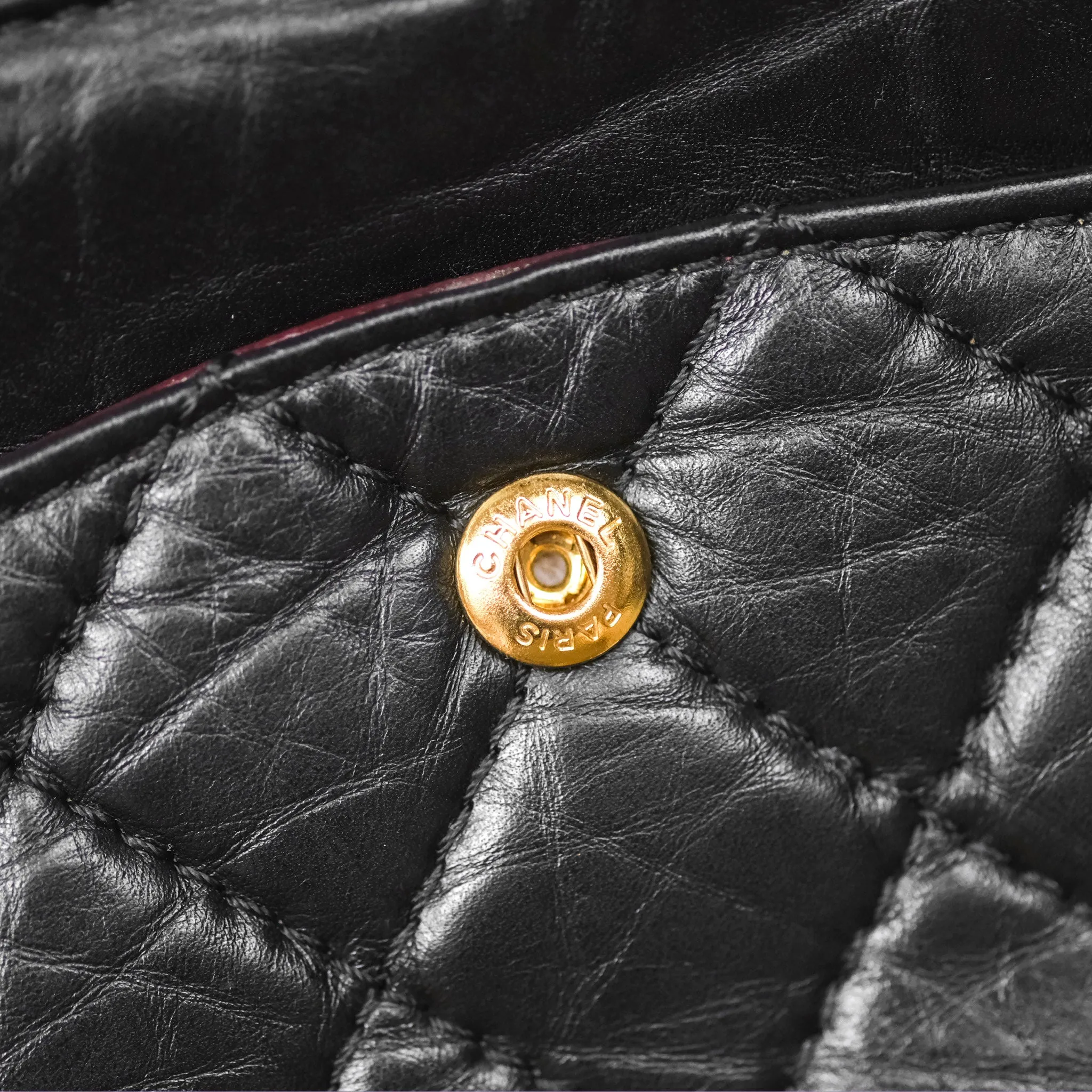 Chanel Reissue 226 Flap Quilted Calfskin Black Gold Hardware